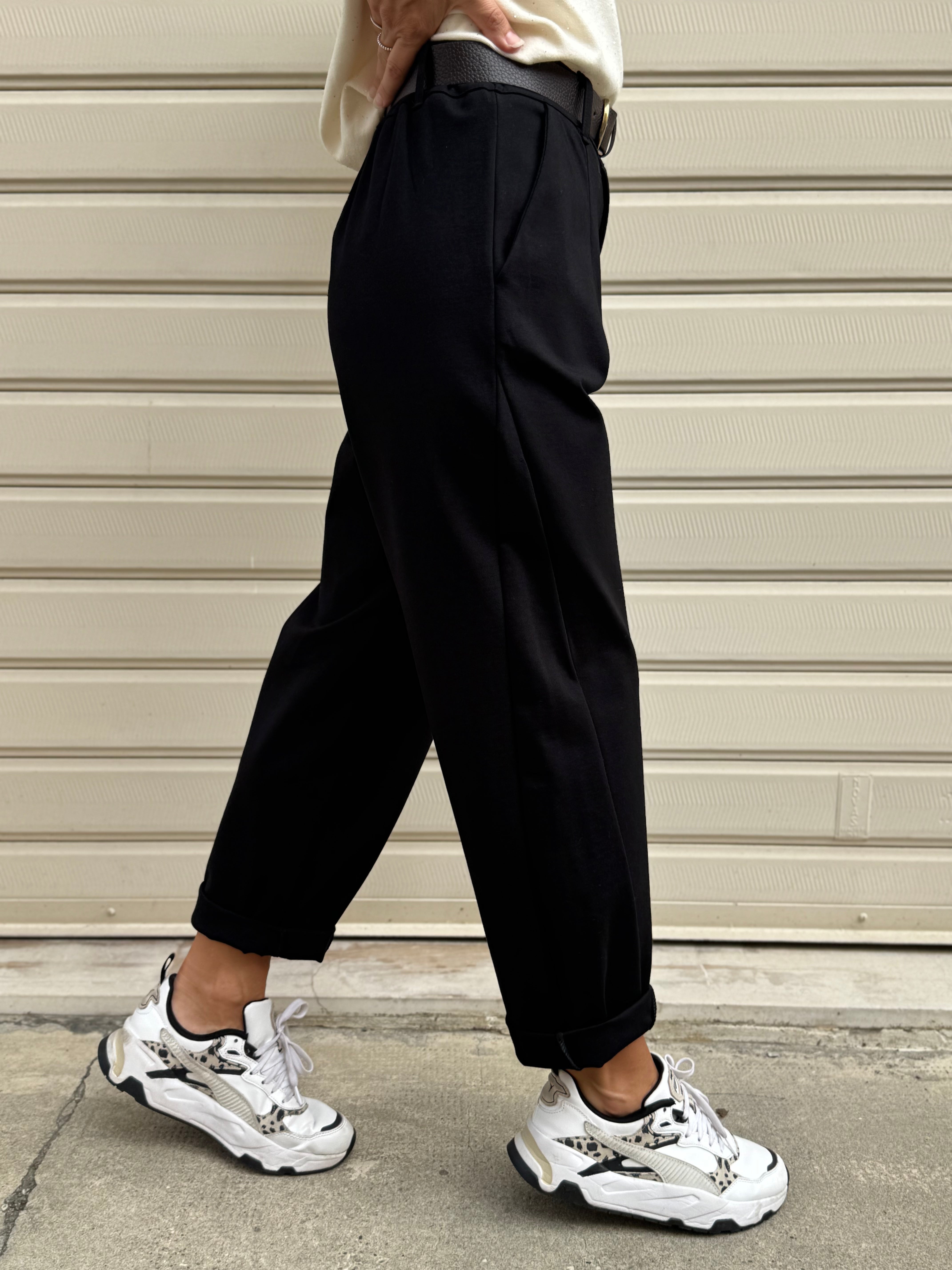 Pantalone baggy punto milano