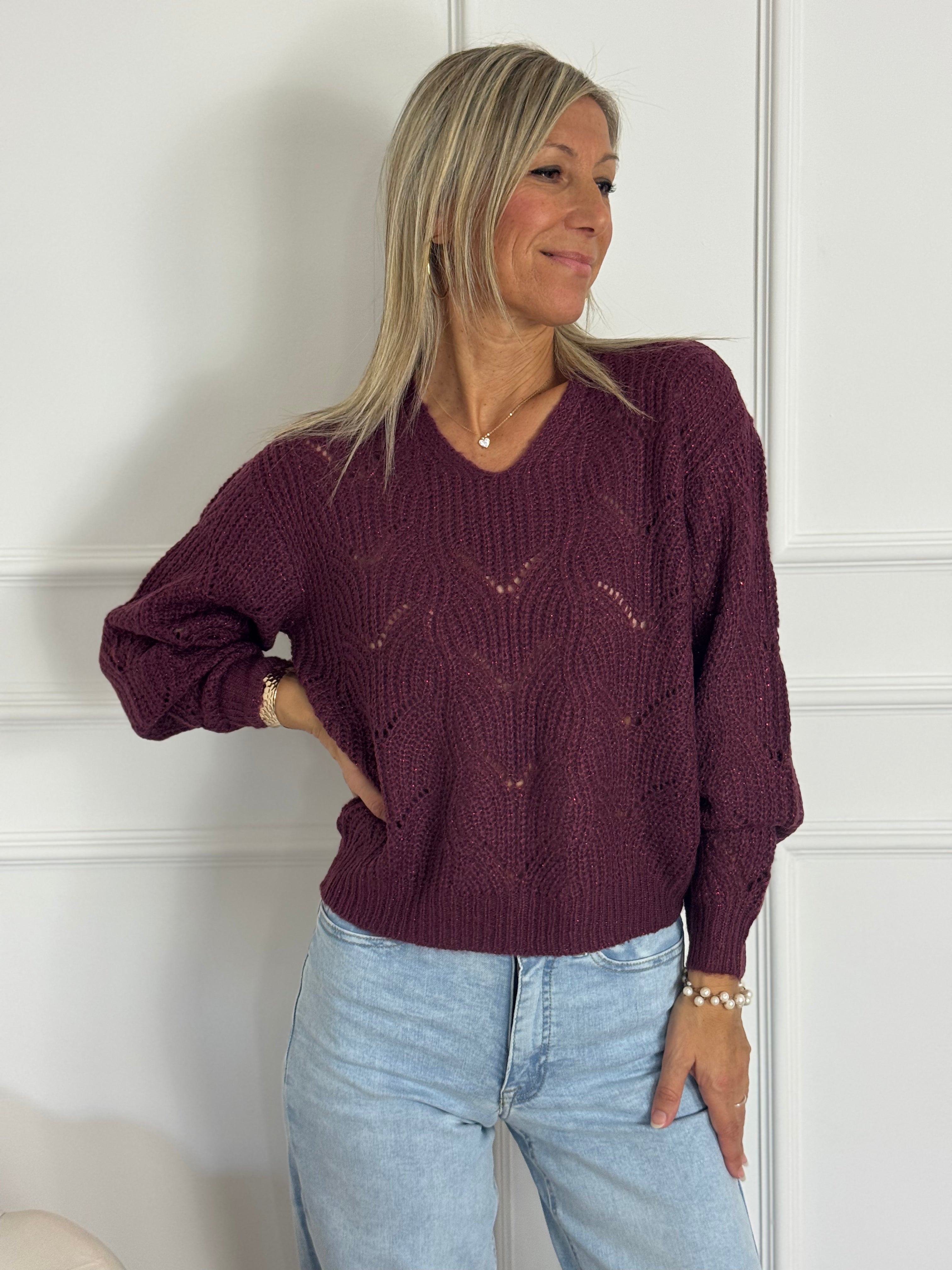 Maglia v traforata jdv