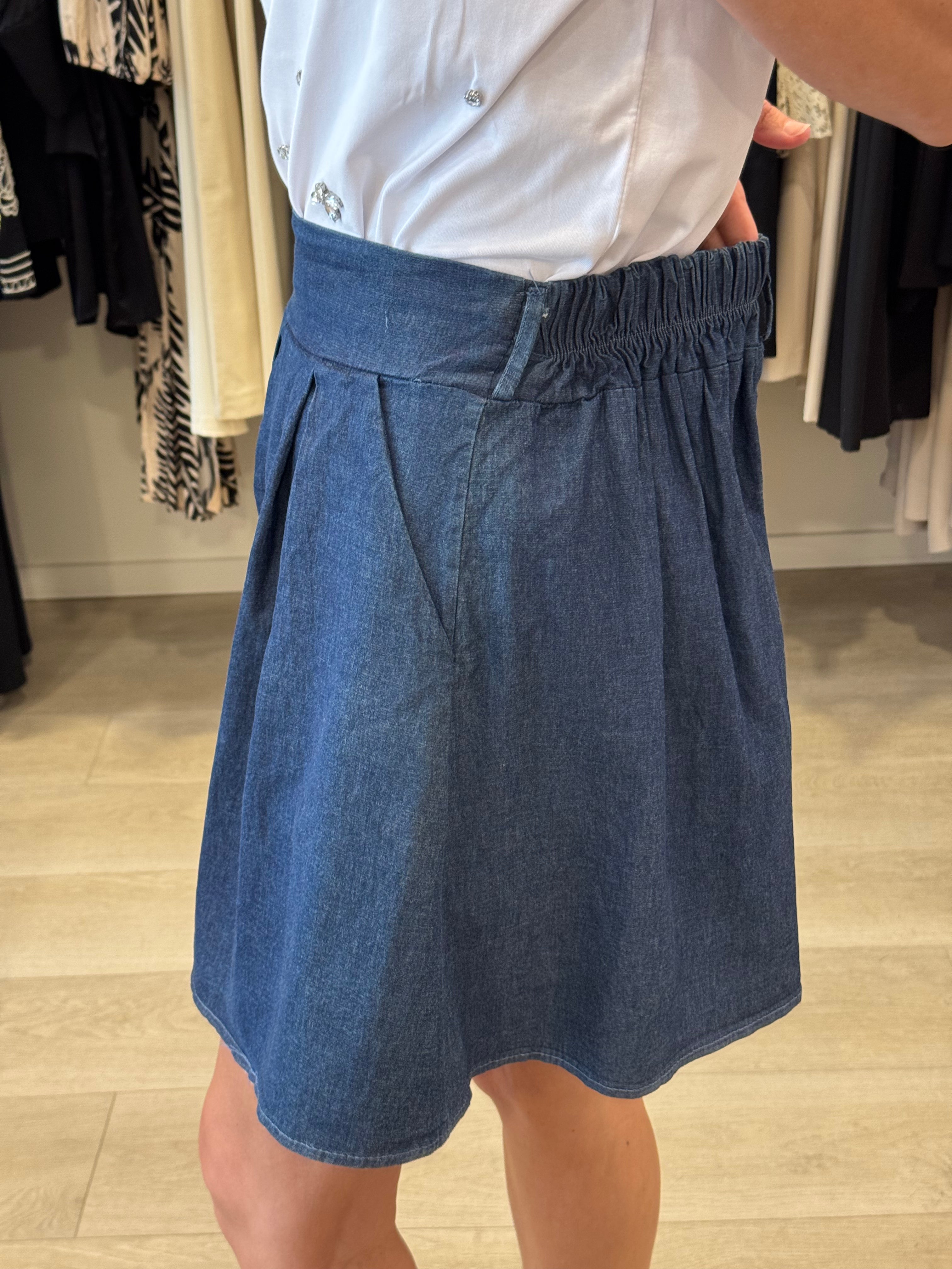 Gonna Corta Denim