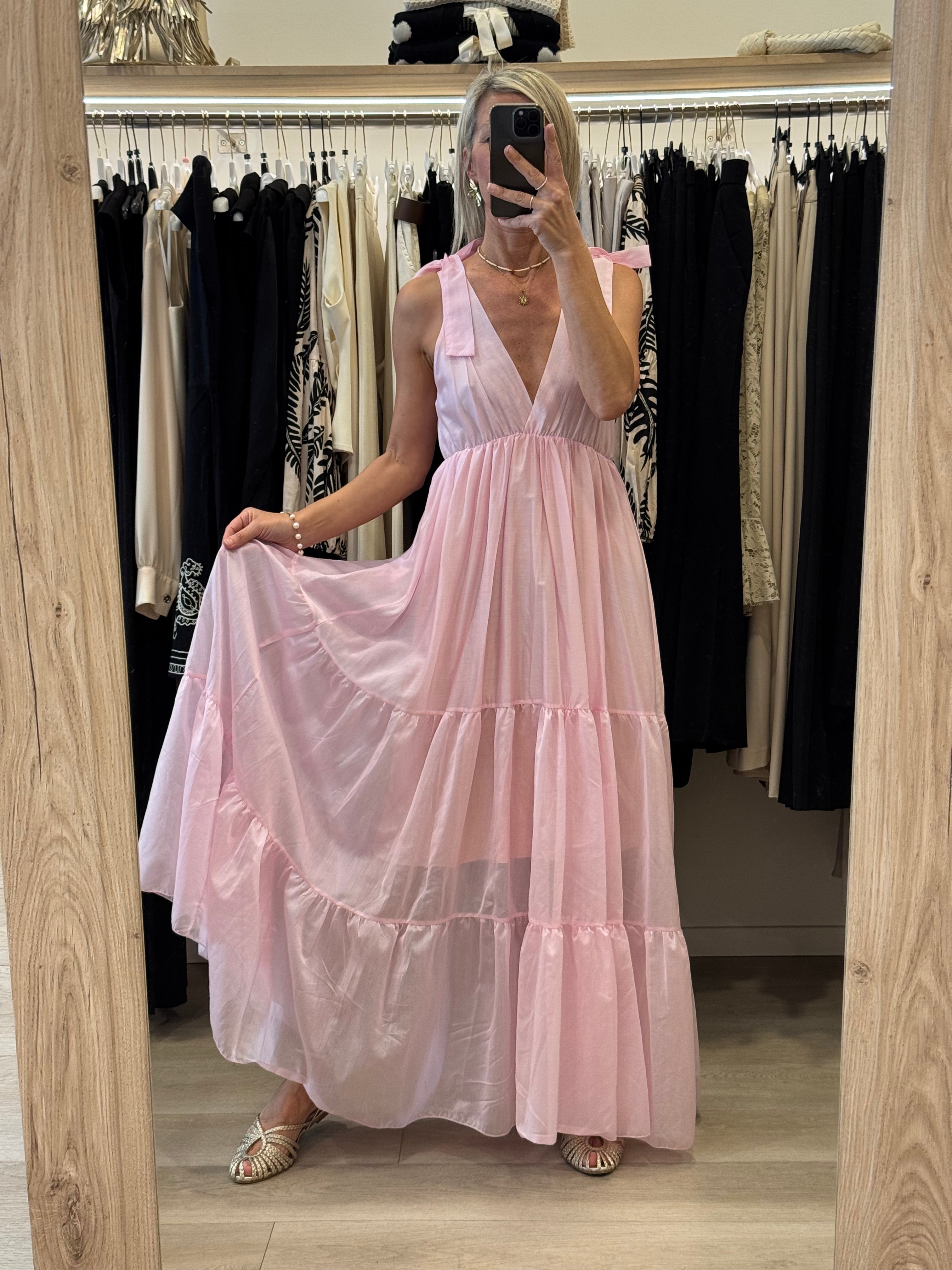 Abito Fiocco Tencel