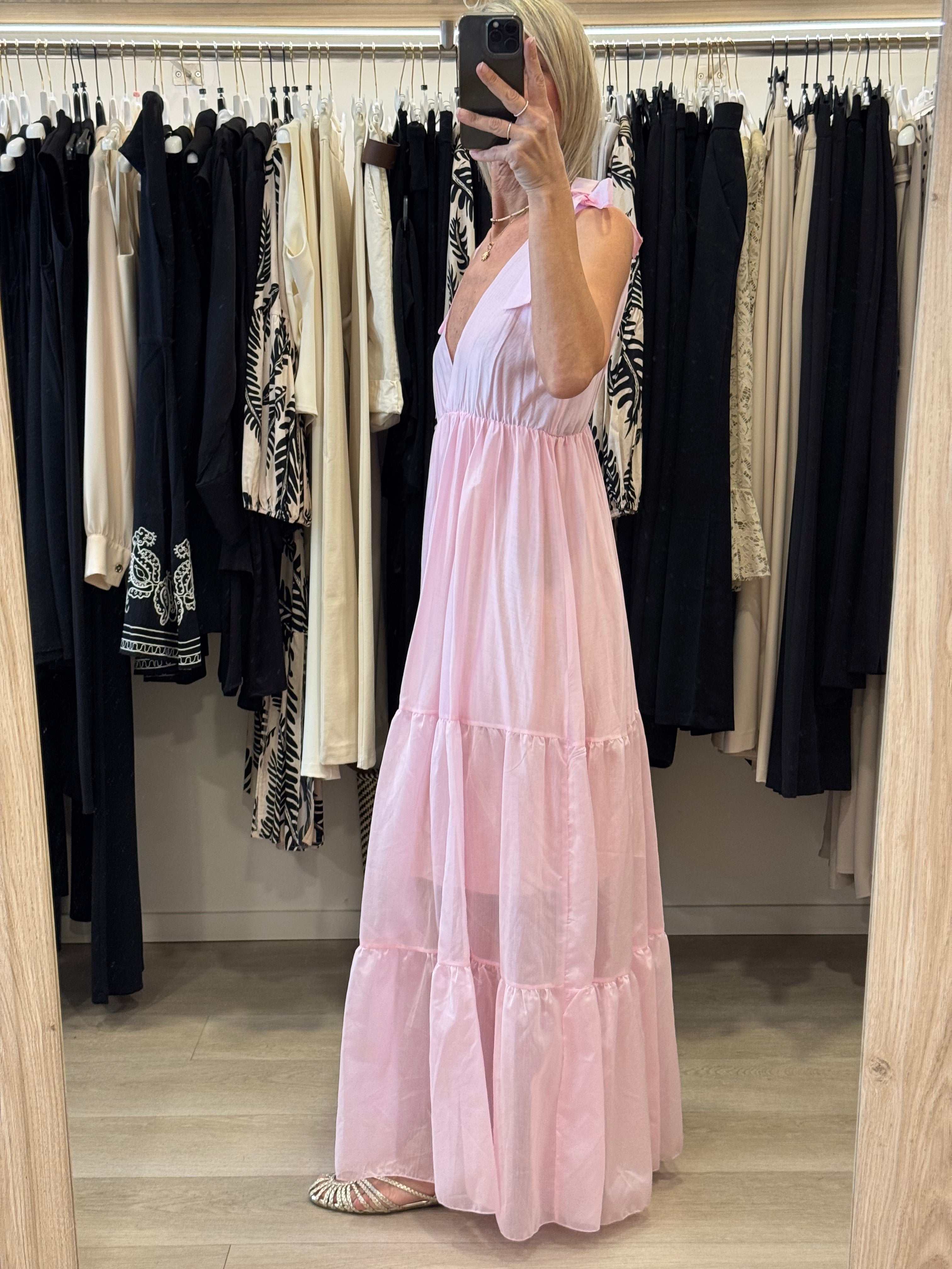 Abito Fiocco Tencel