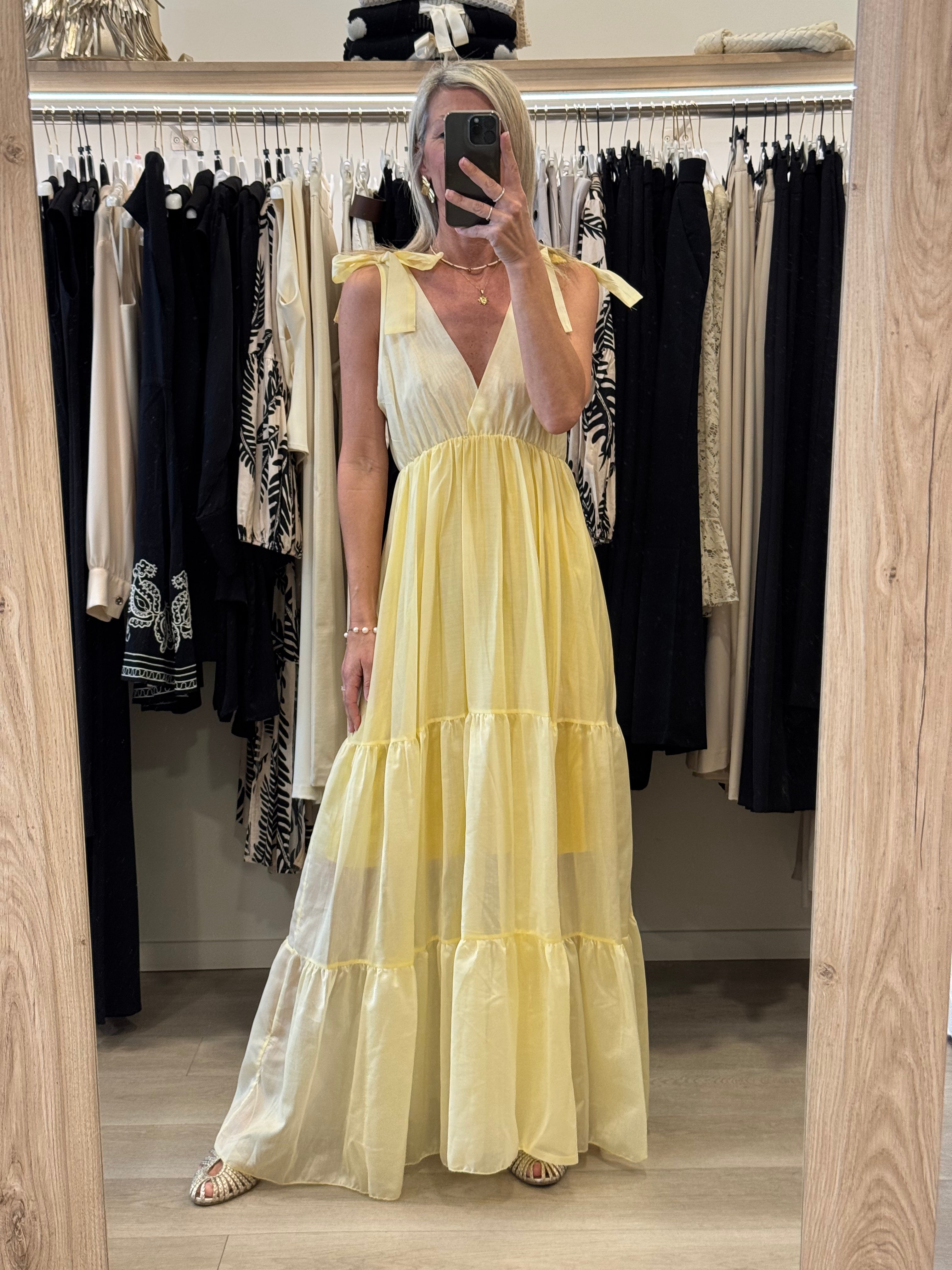 Abito Fiocco Tencel