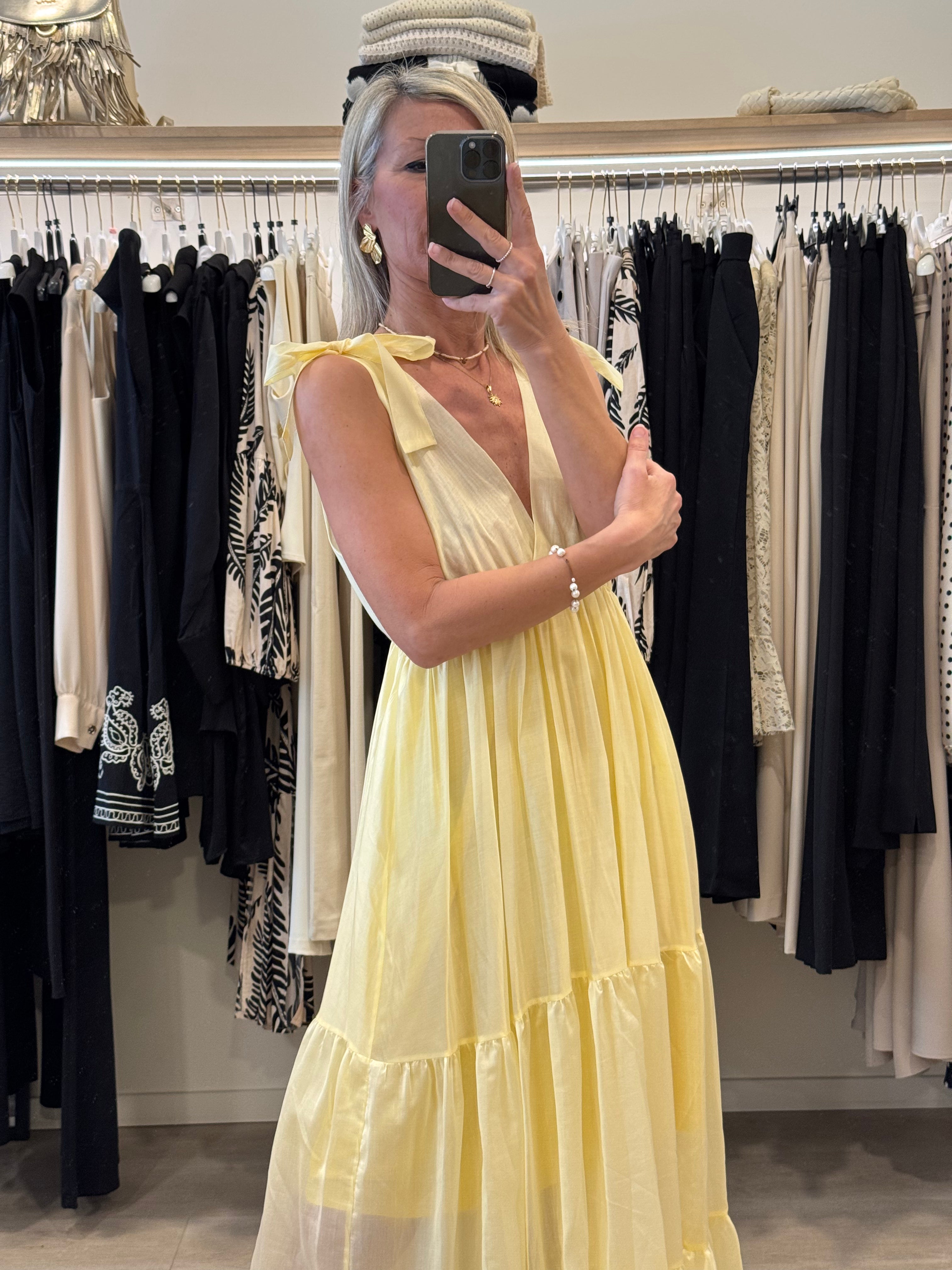 Abito Fiocco Tencel