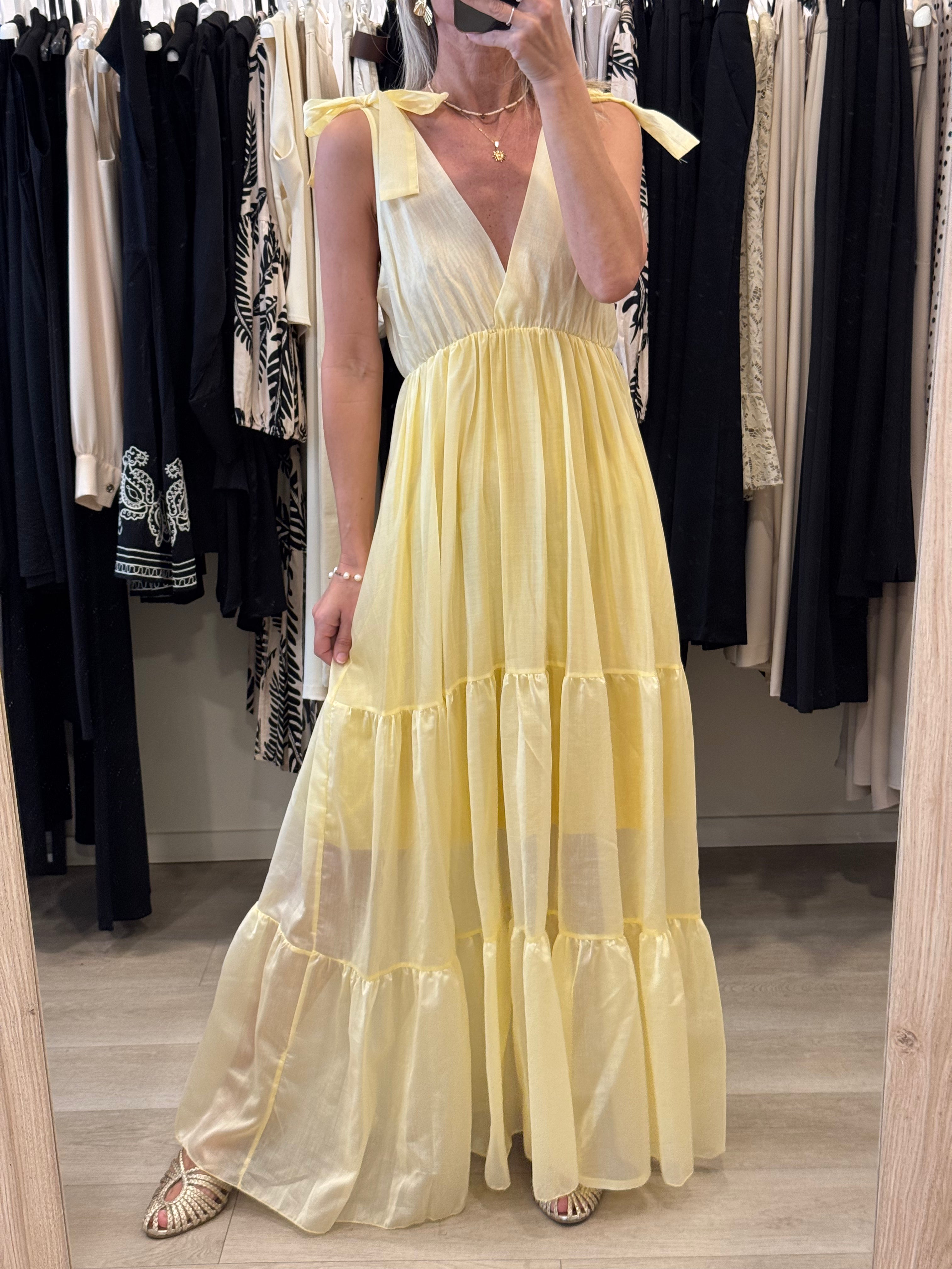 Abito Fiocco Tencel