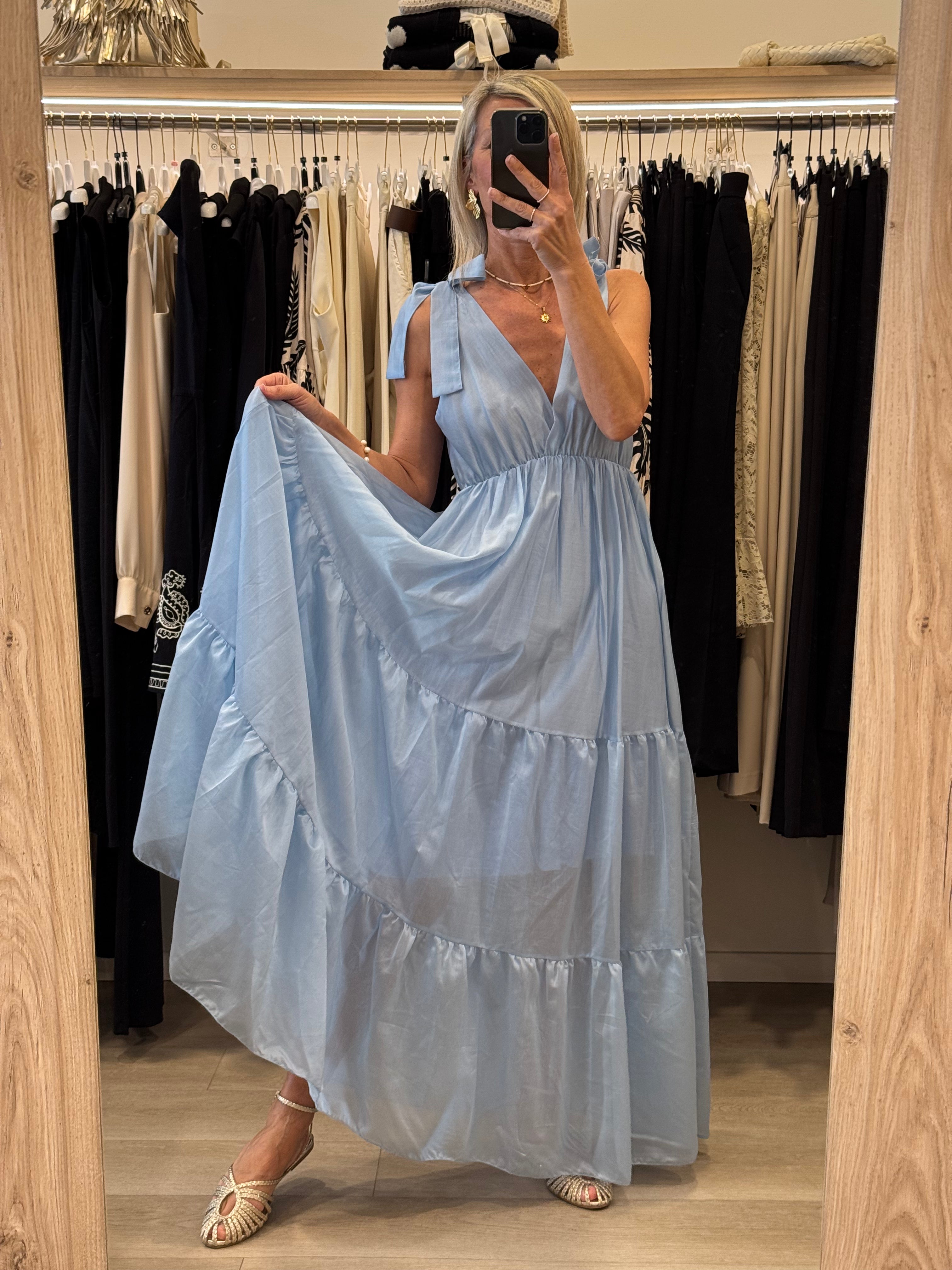 Abito Fiocco Tencel