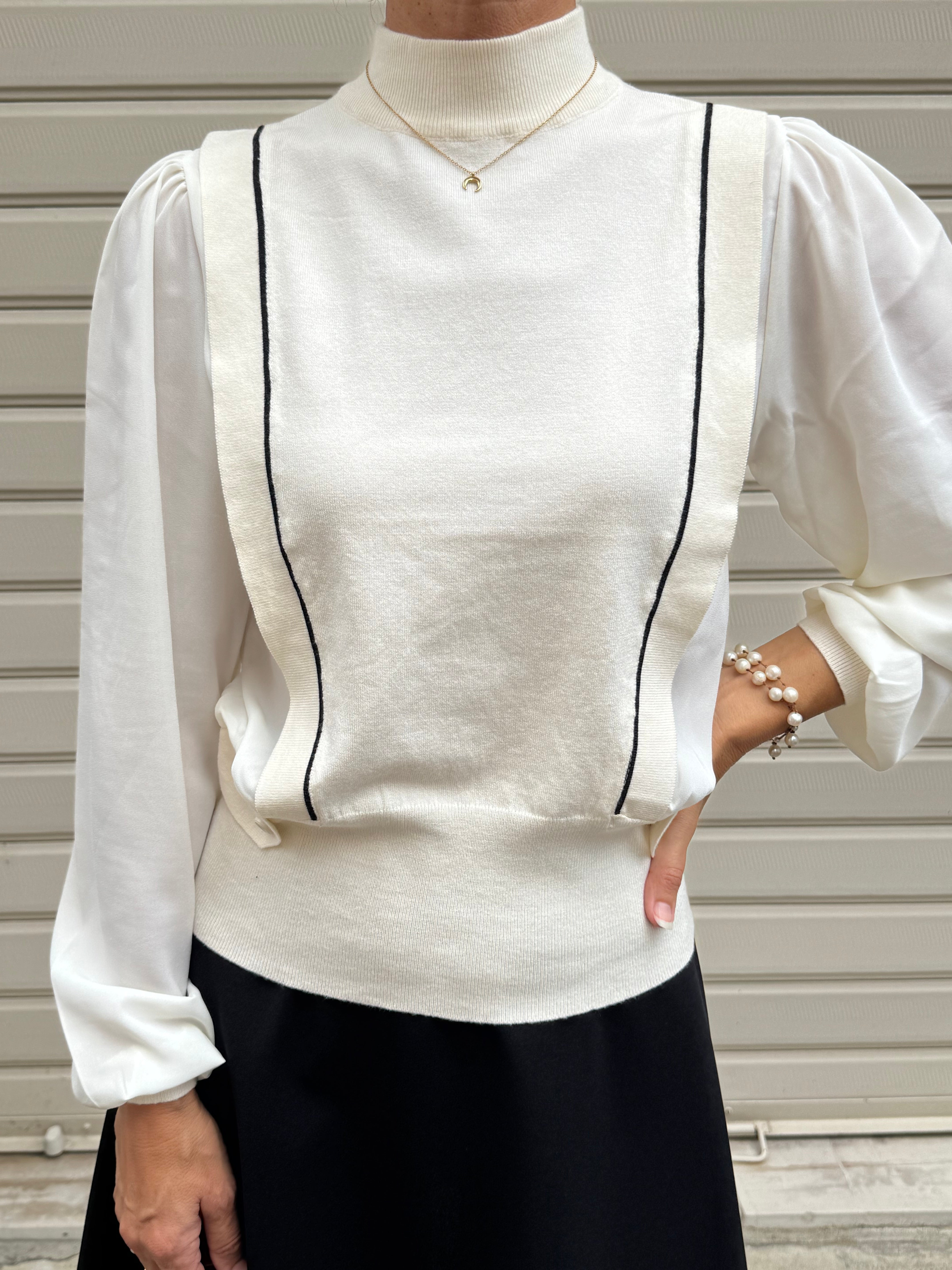 Lupetto maniche camicia Artigli