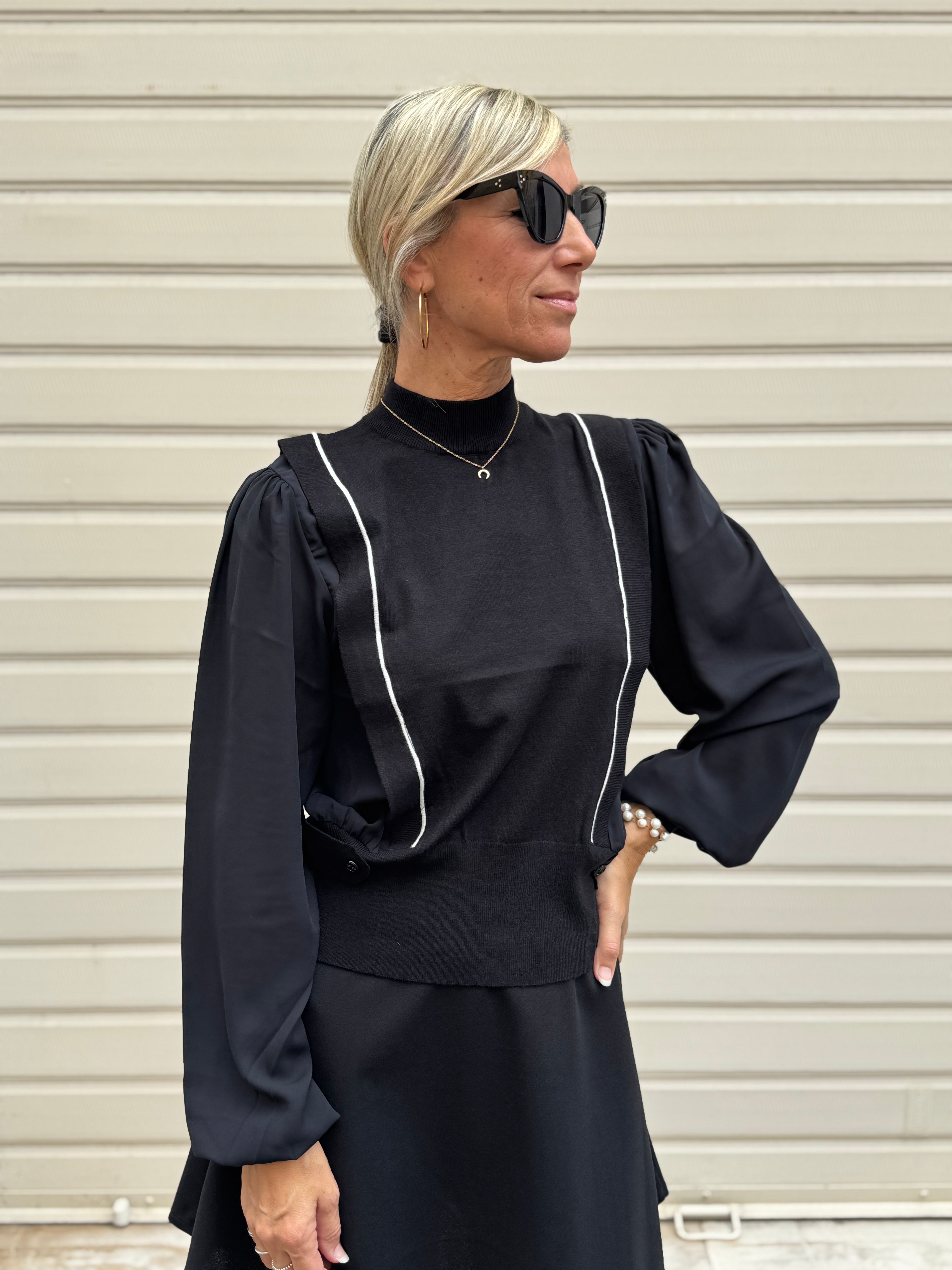 Lupetto maniche camicia Artigli