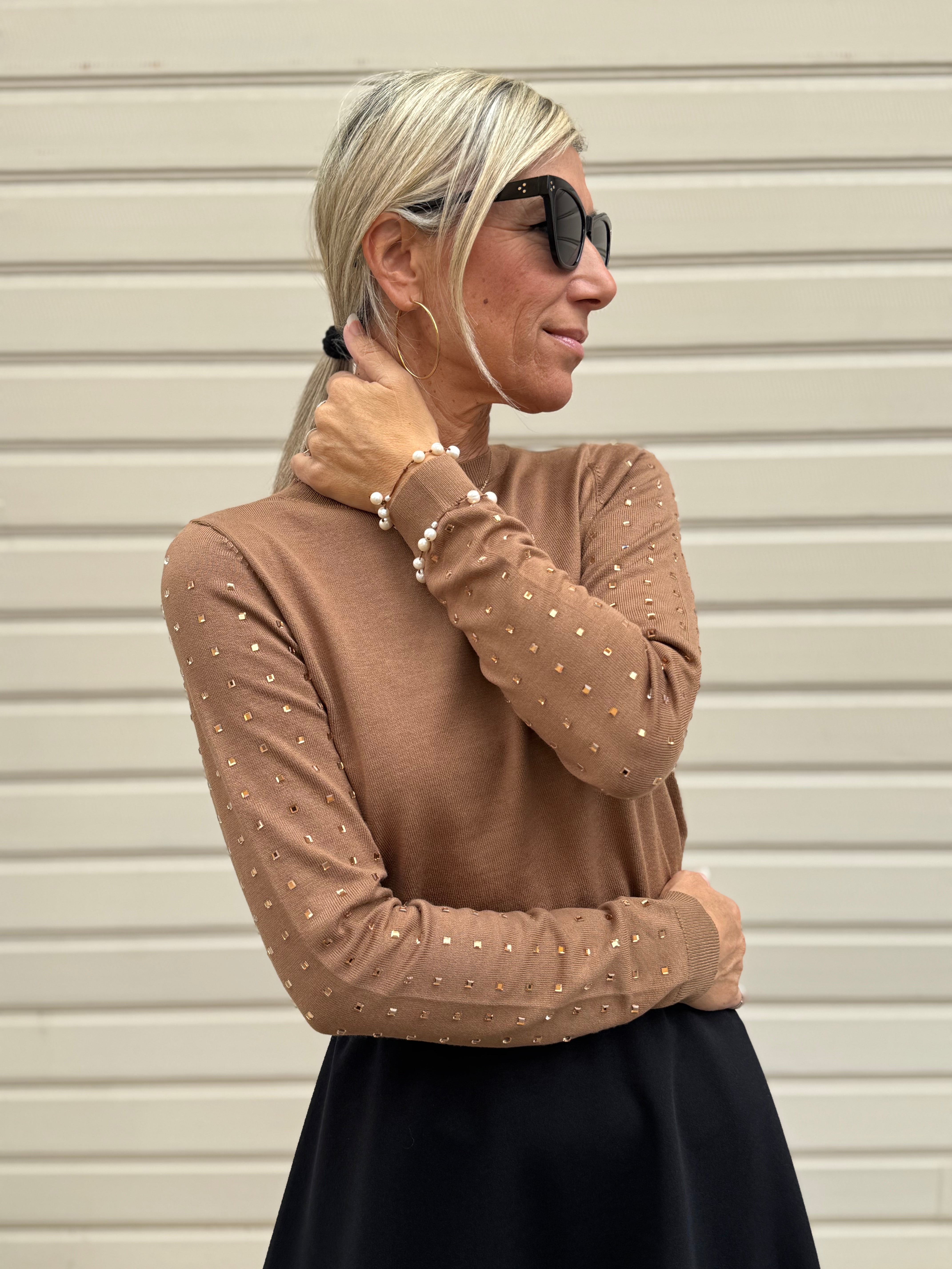 Girocollo strass oro Artigli