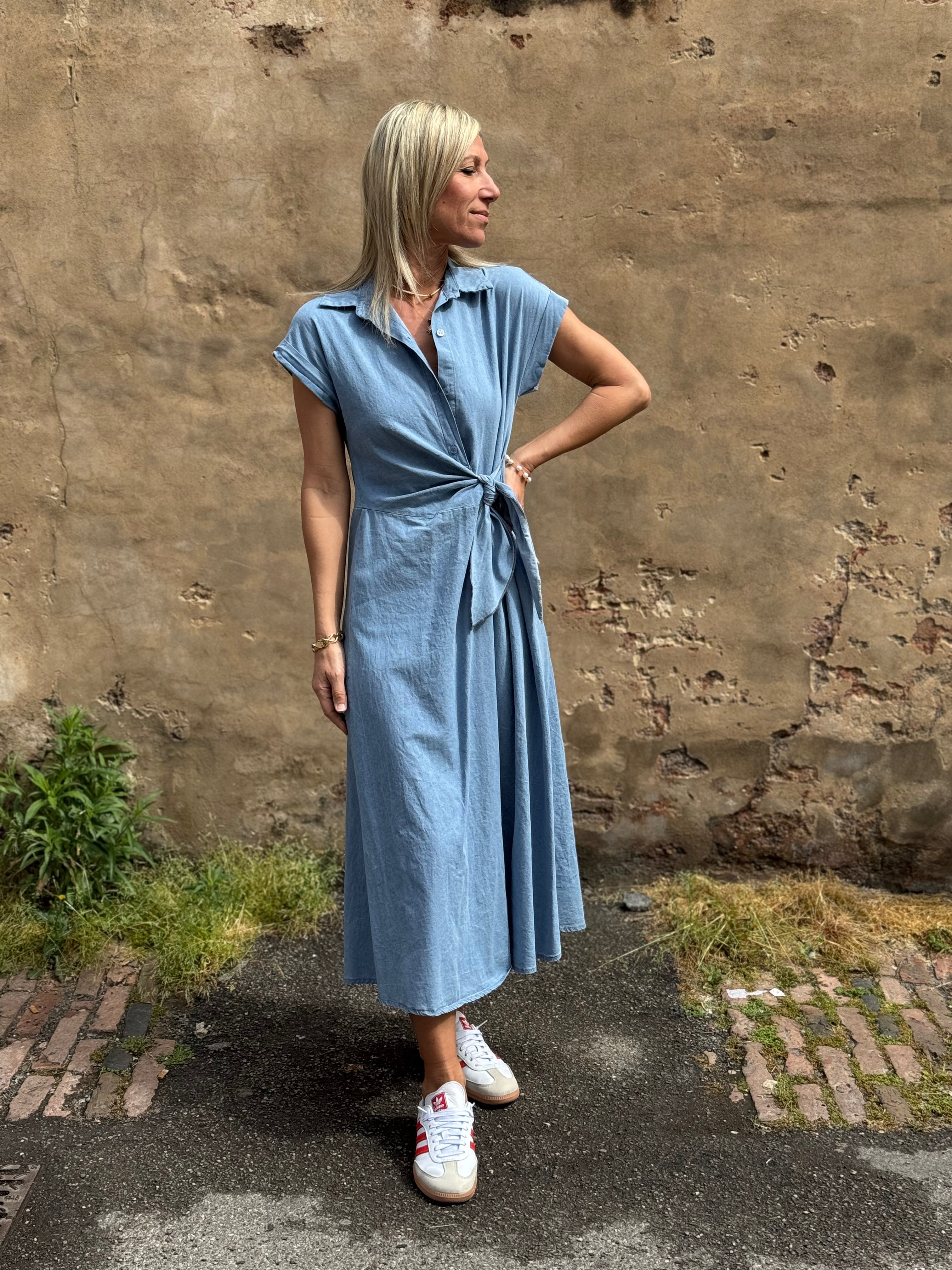 Abito Denim Nodo