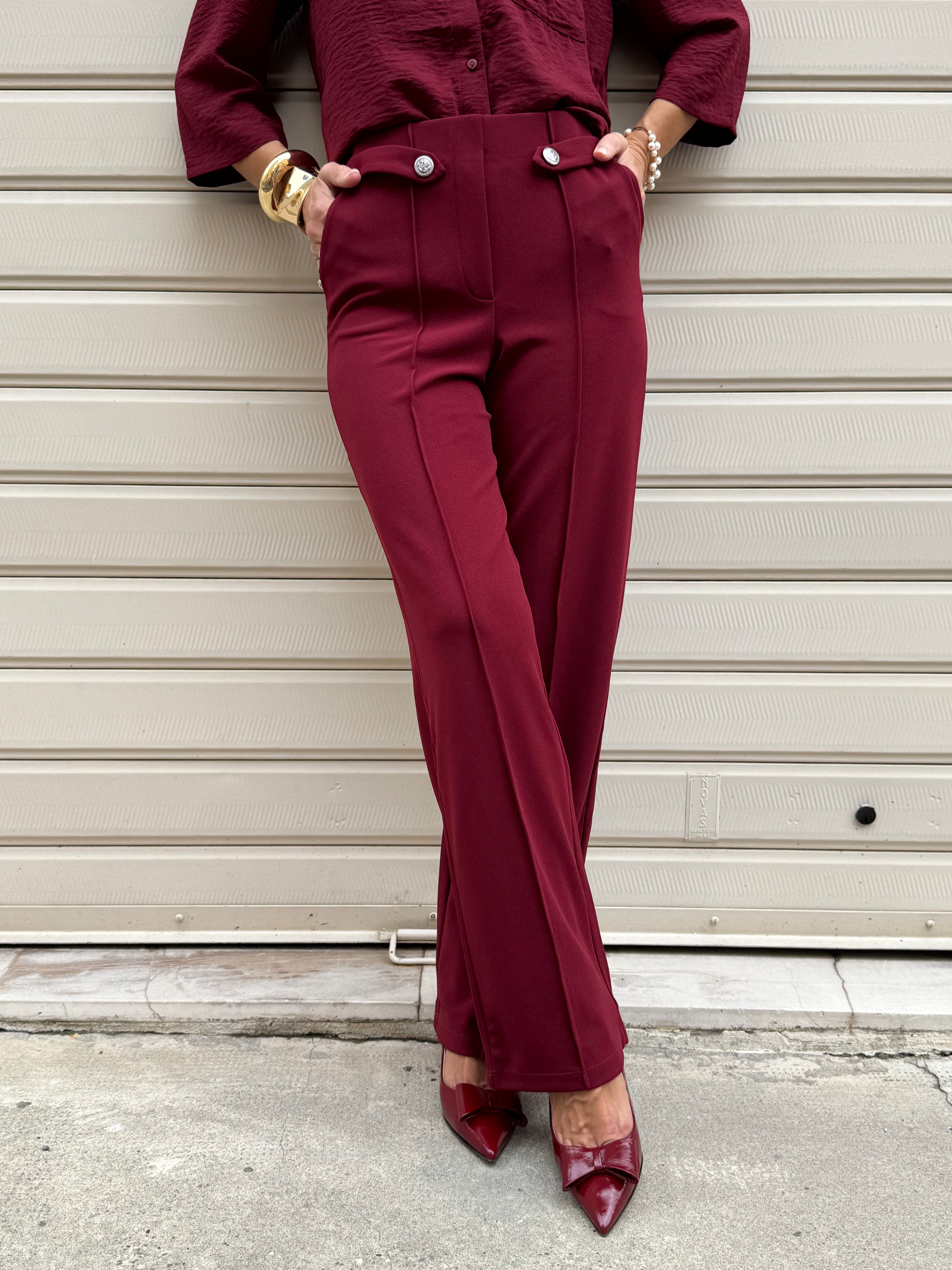 Pantalone nervature new botton