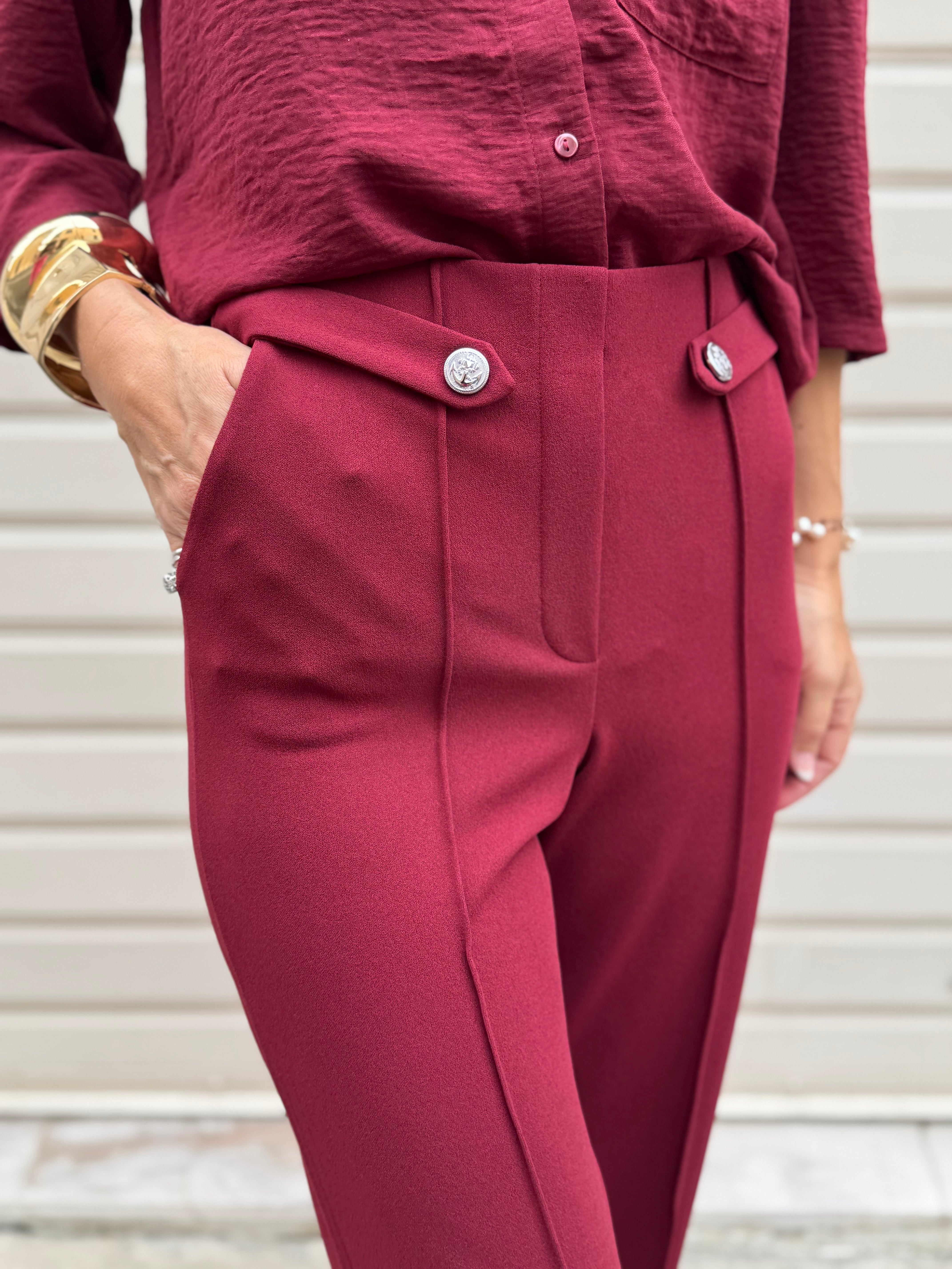 Pantalone nervature new botton