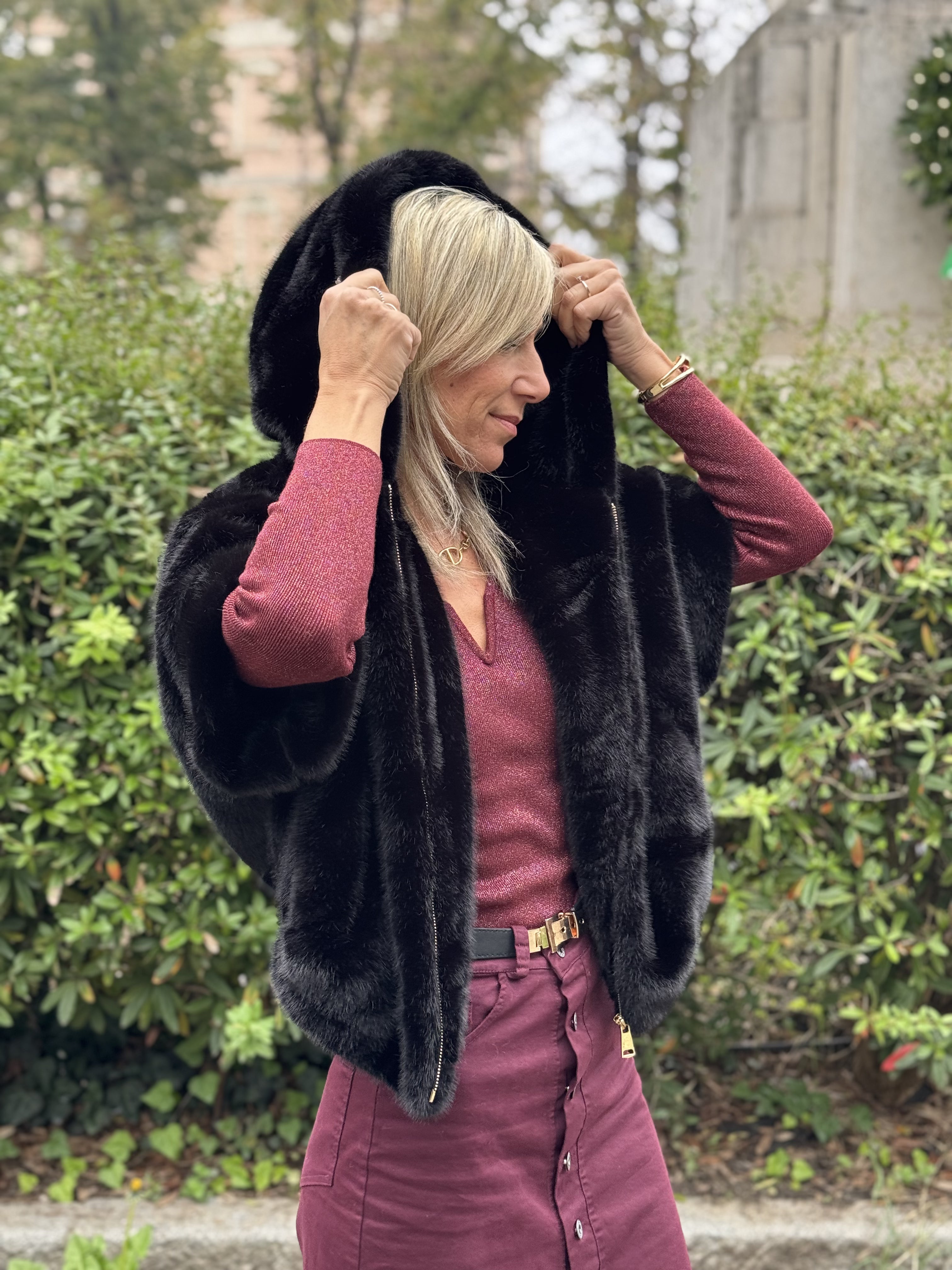 Ecopelliccia Kimono