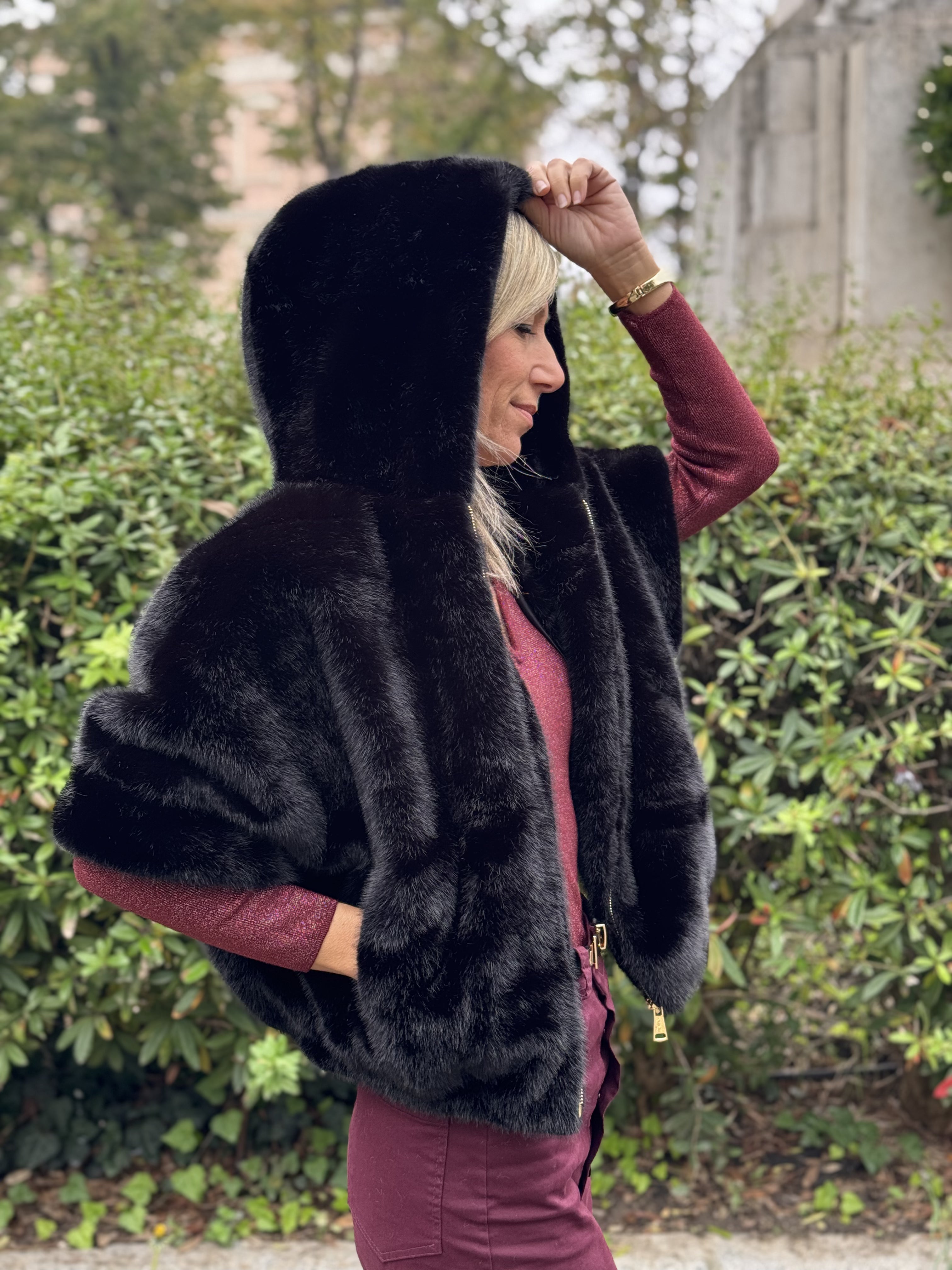 Ecopelliccia Kimono