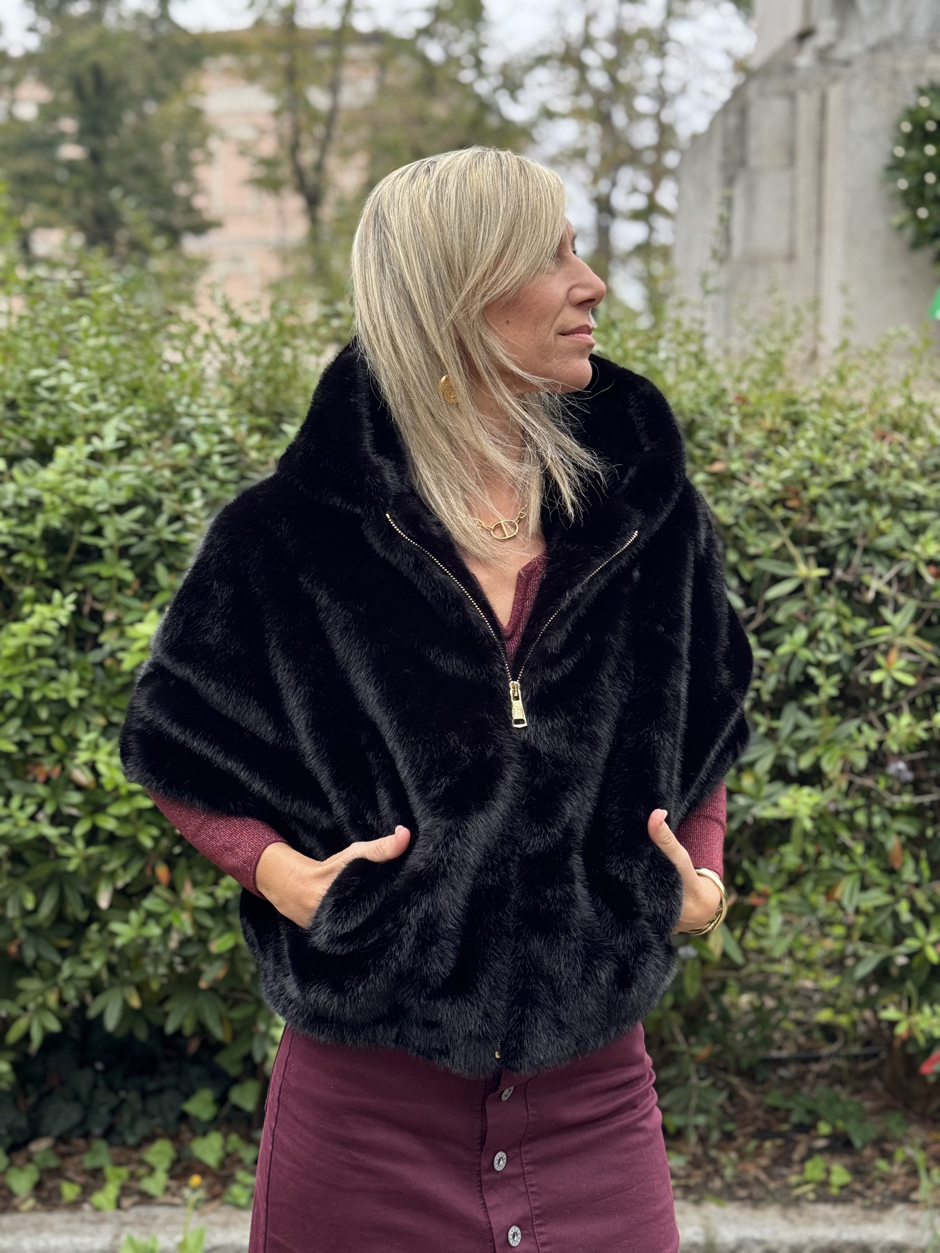 Ecopelliccia Kimono