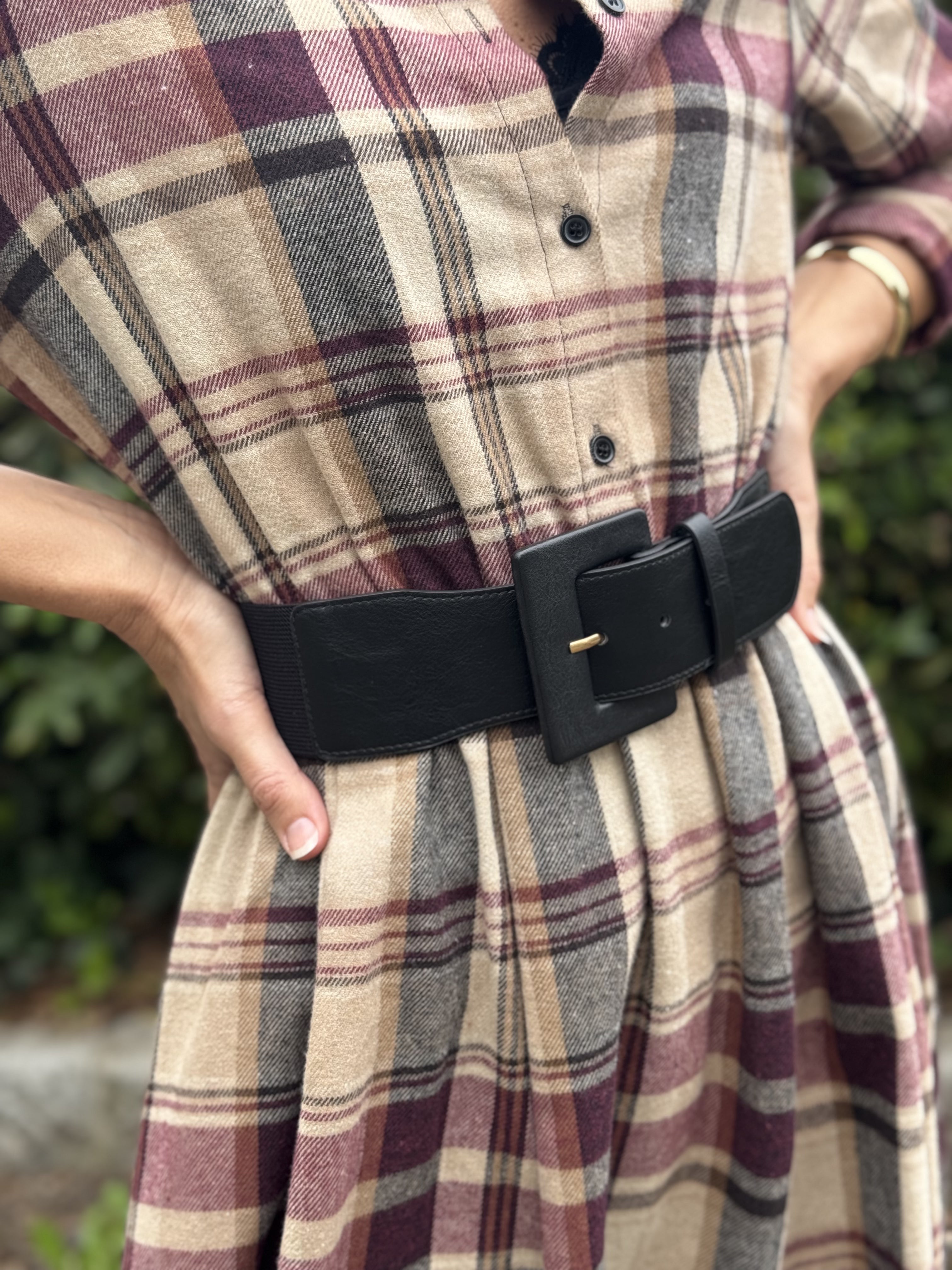 Cintura Fibbia Ecopelle