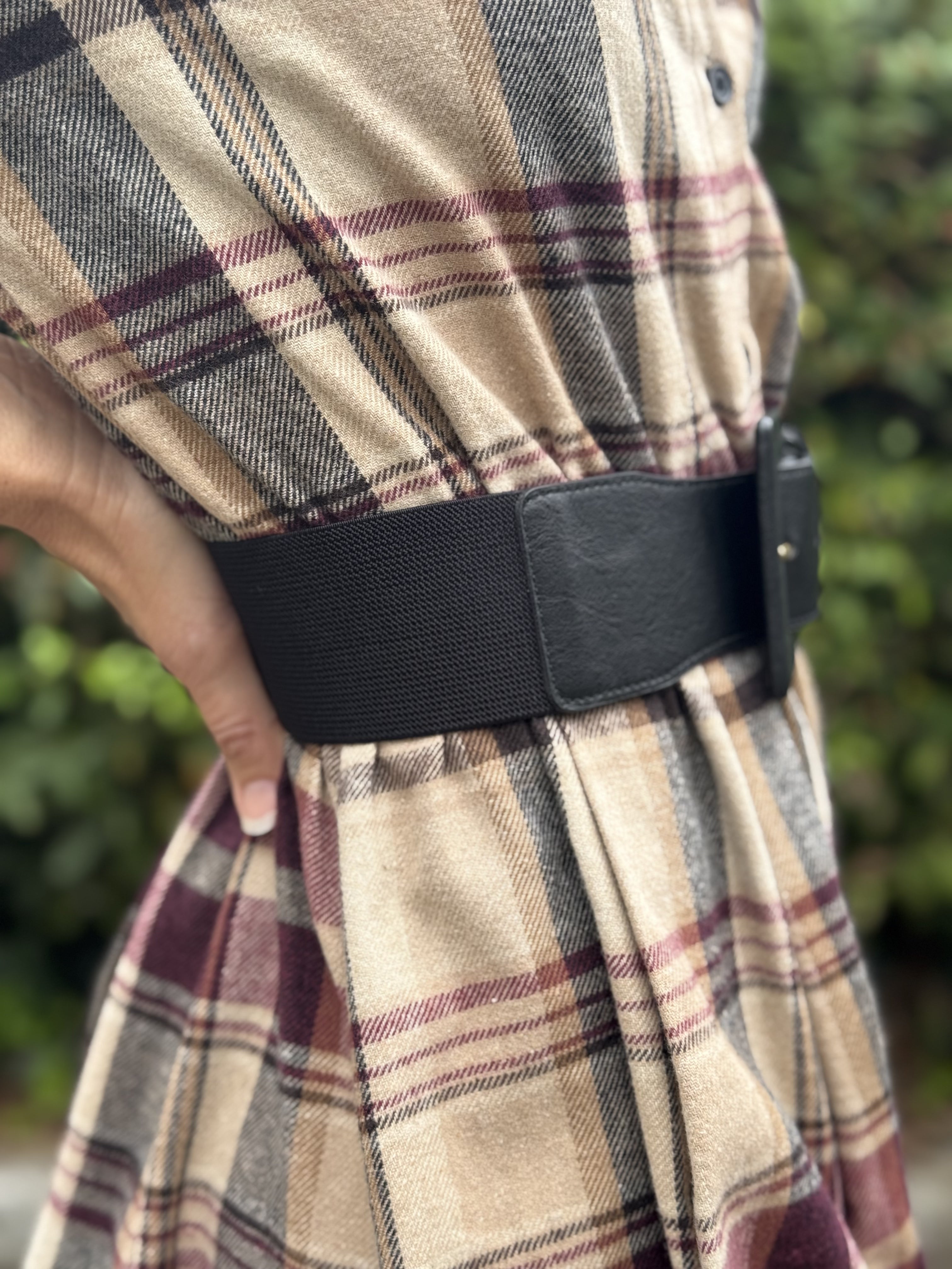 Cintura Fibbia Ecopelle