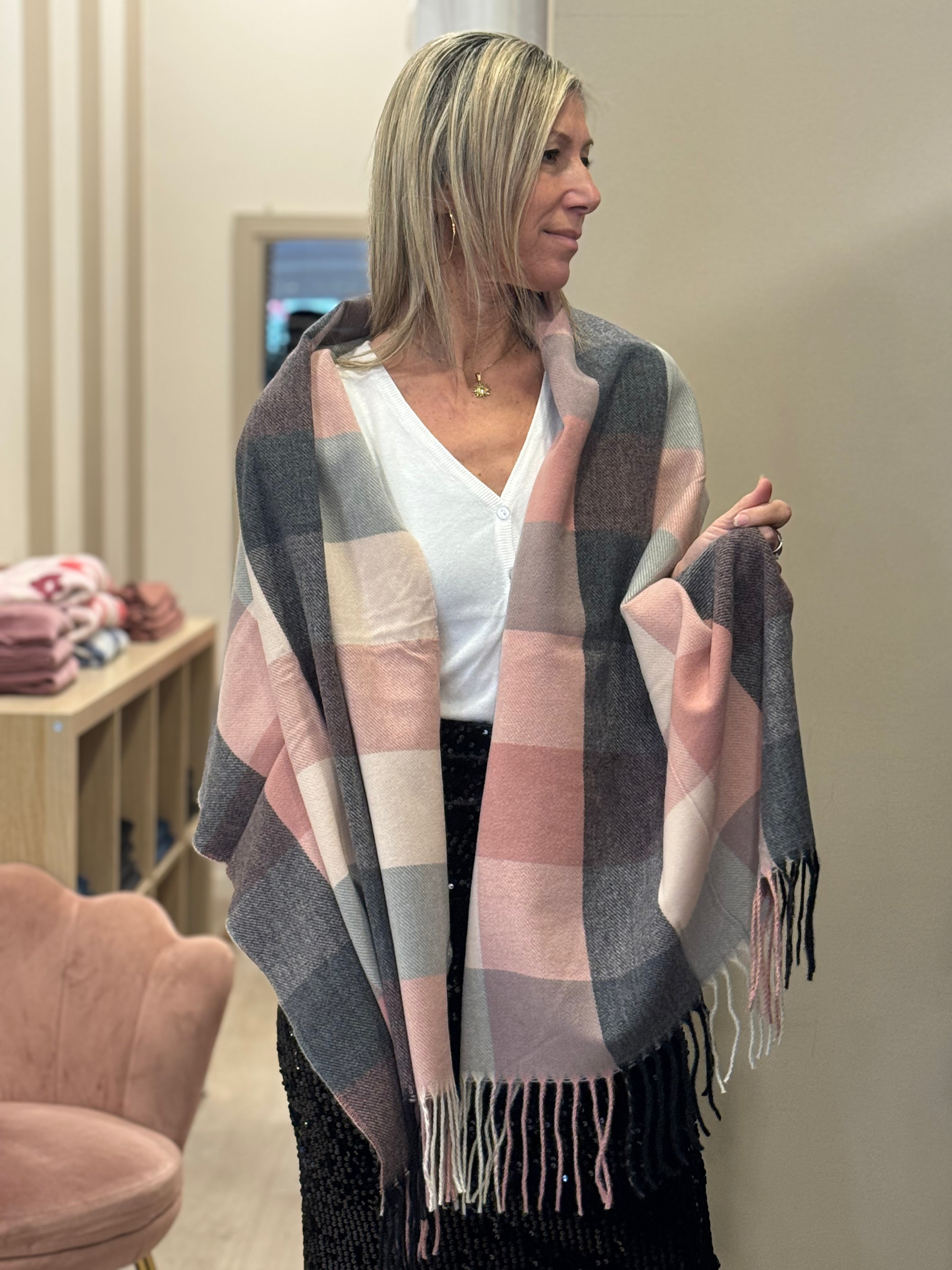 Sciarpa quadri adora