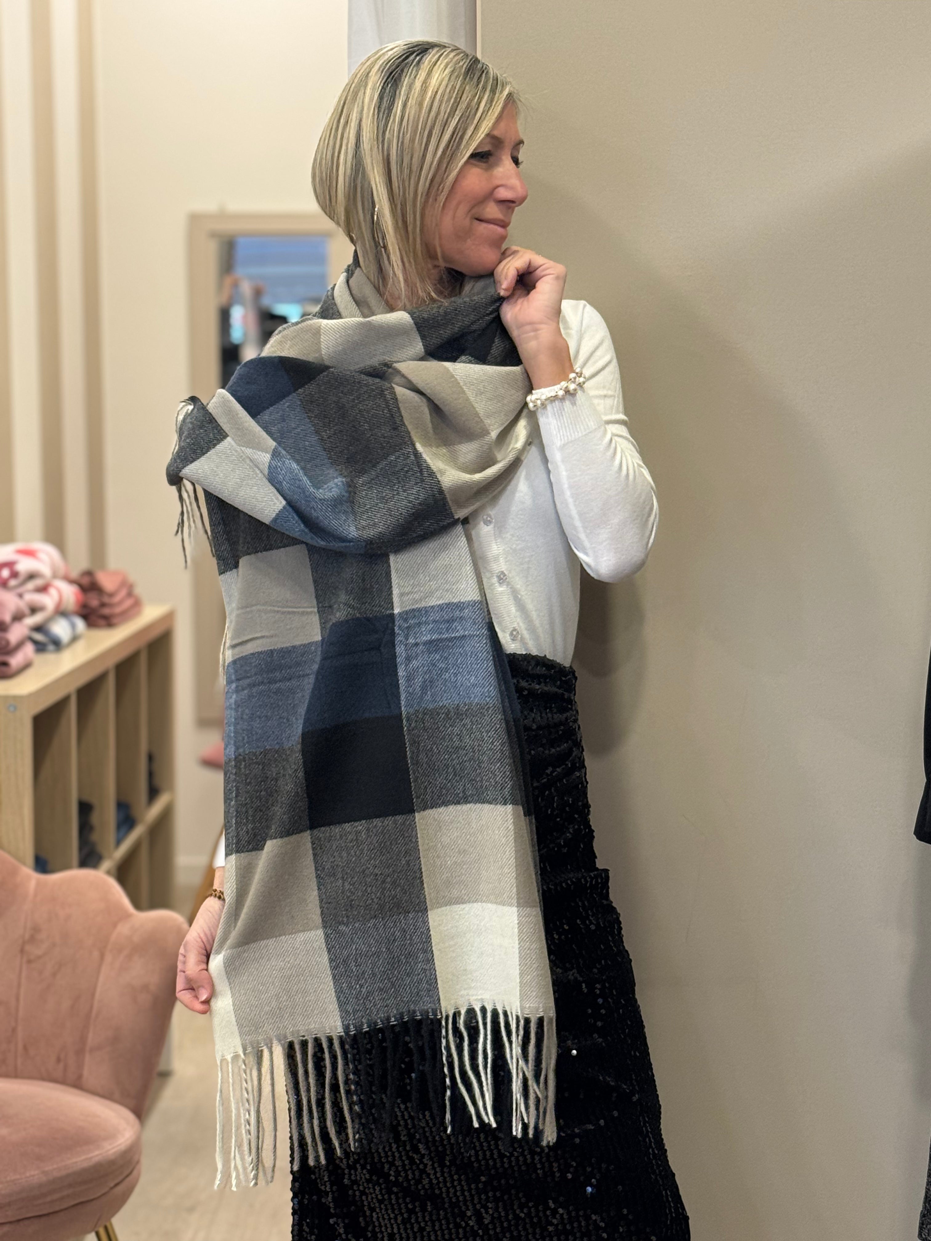 Sciarpa quadri adora