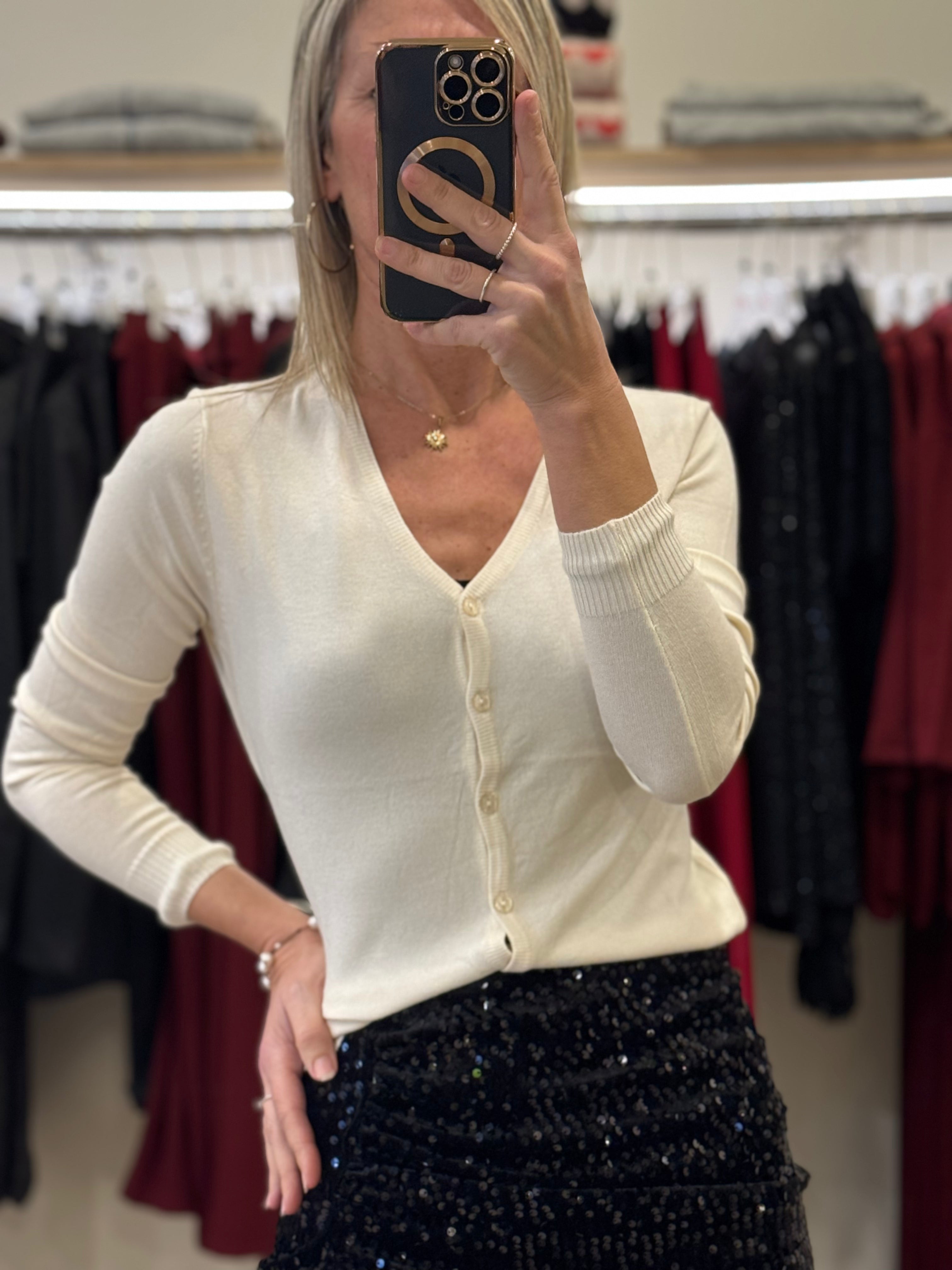 Cardigan viscosa adora