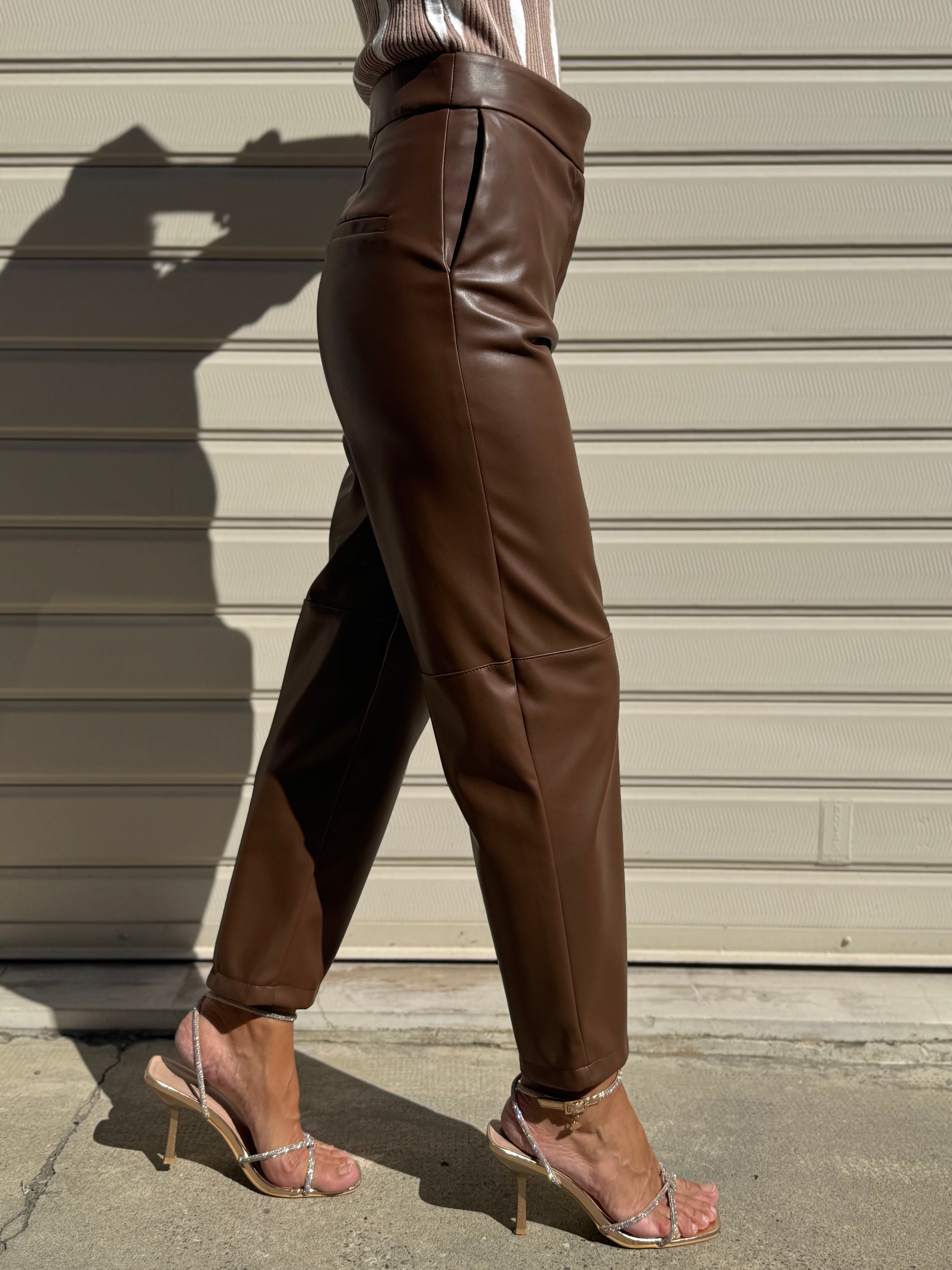 Pantalone ecopelle imperial