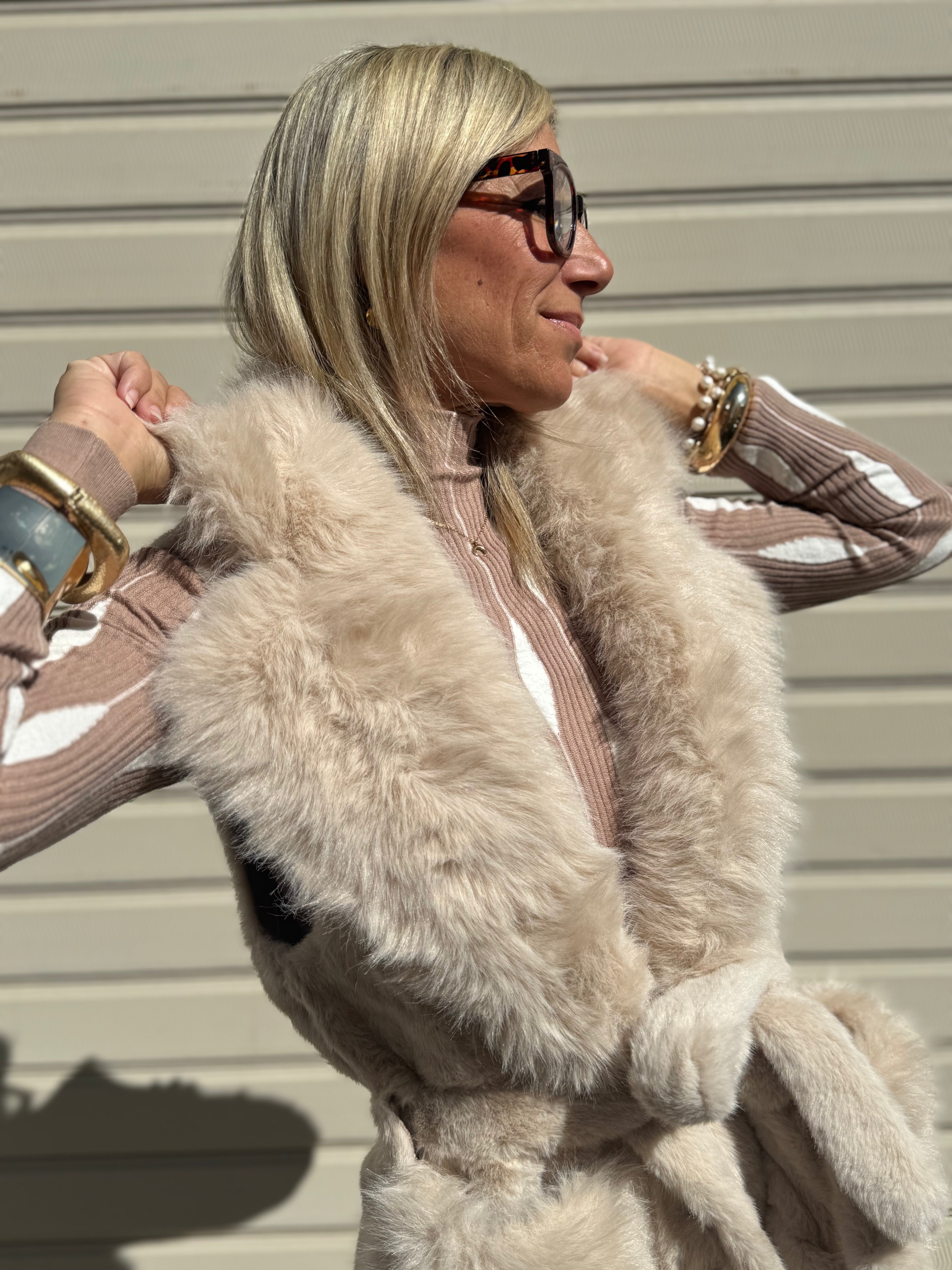 Gilet ecopelliccia