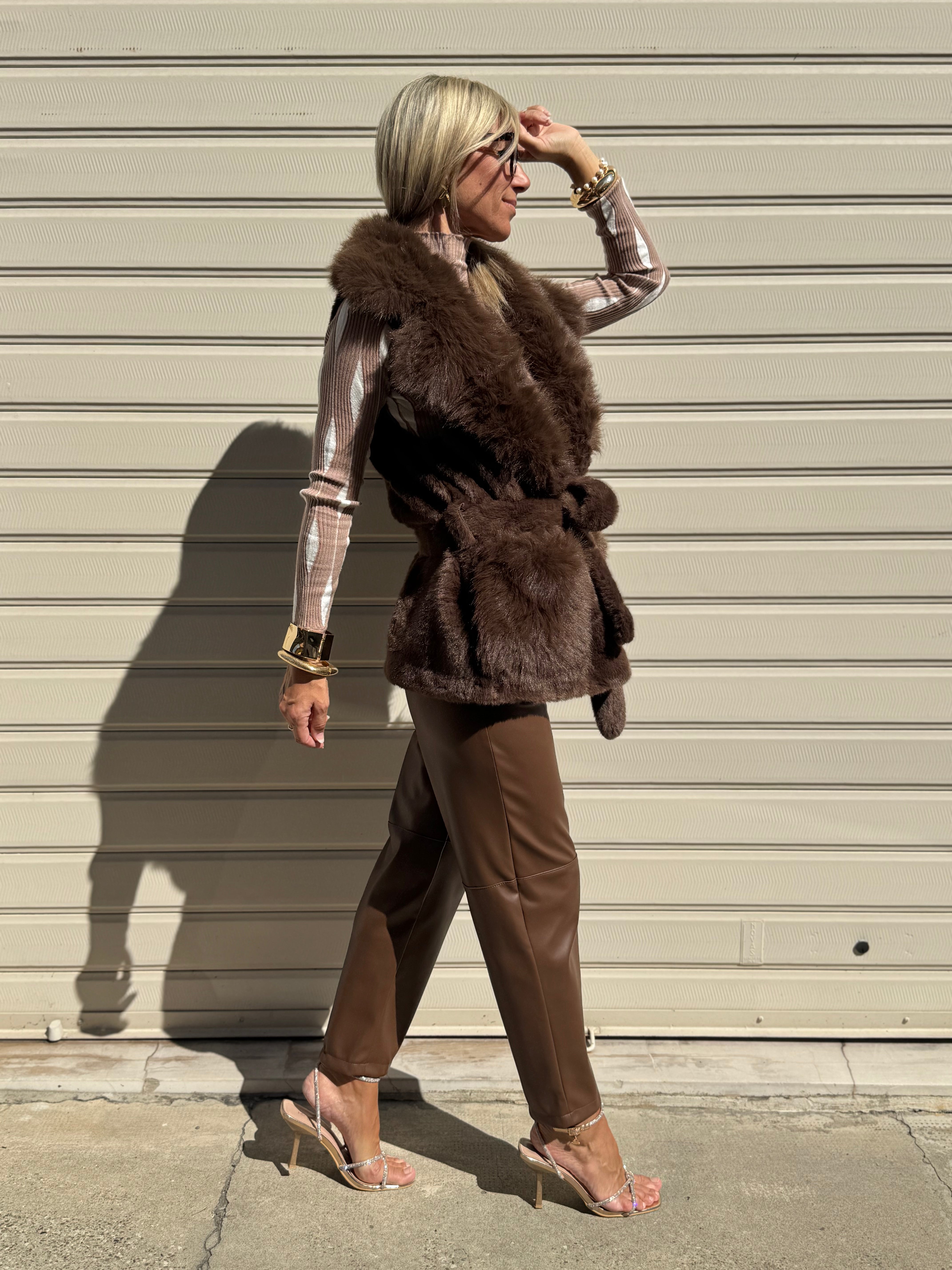 Gilet ecopelliccia