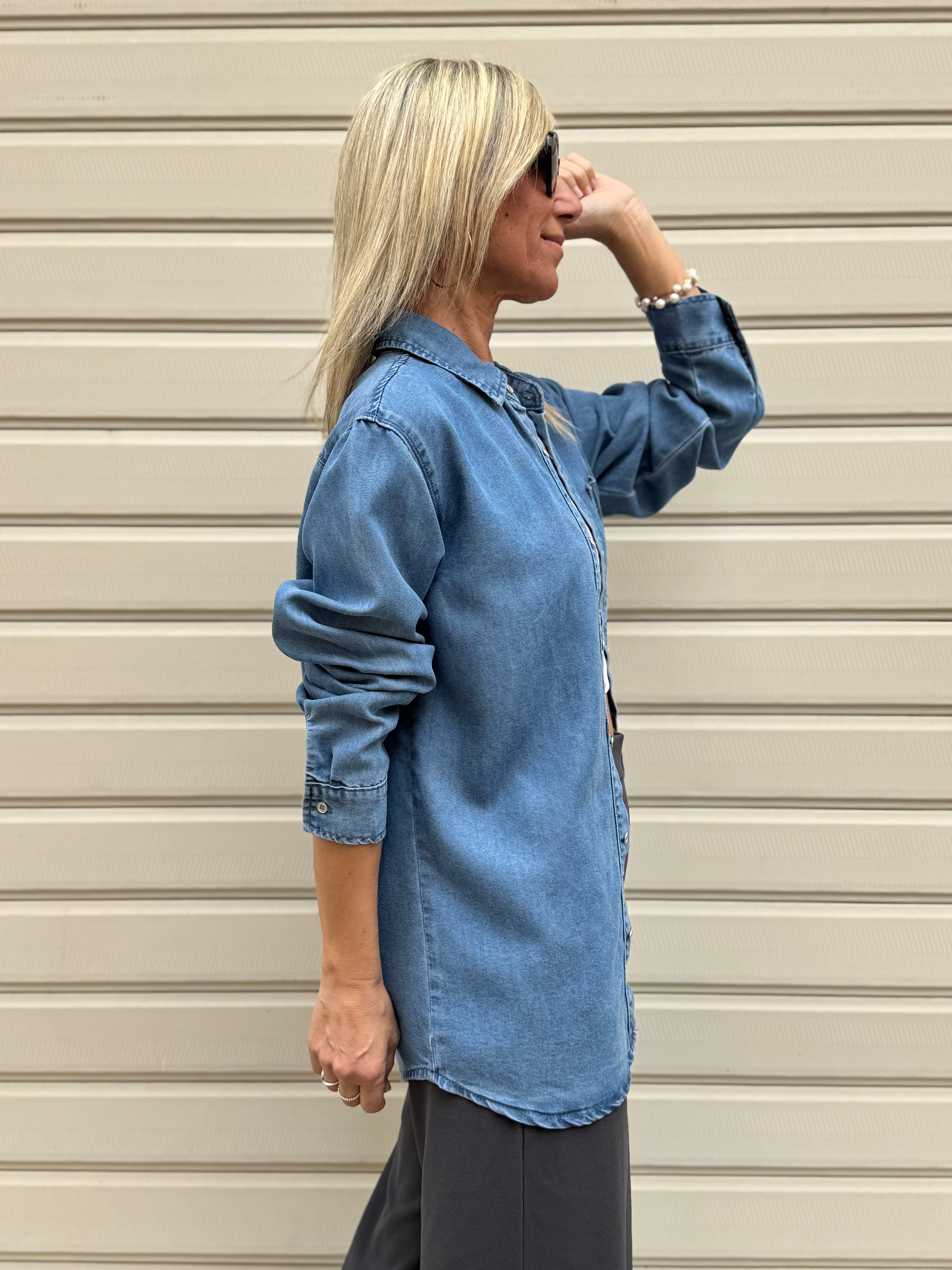 Camicia jeans over adora