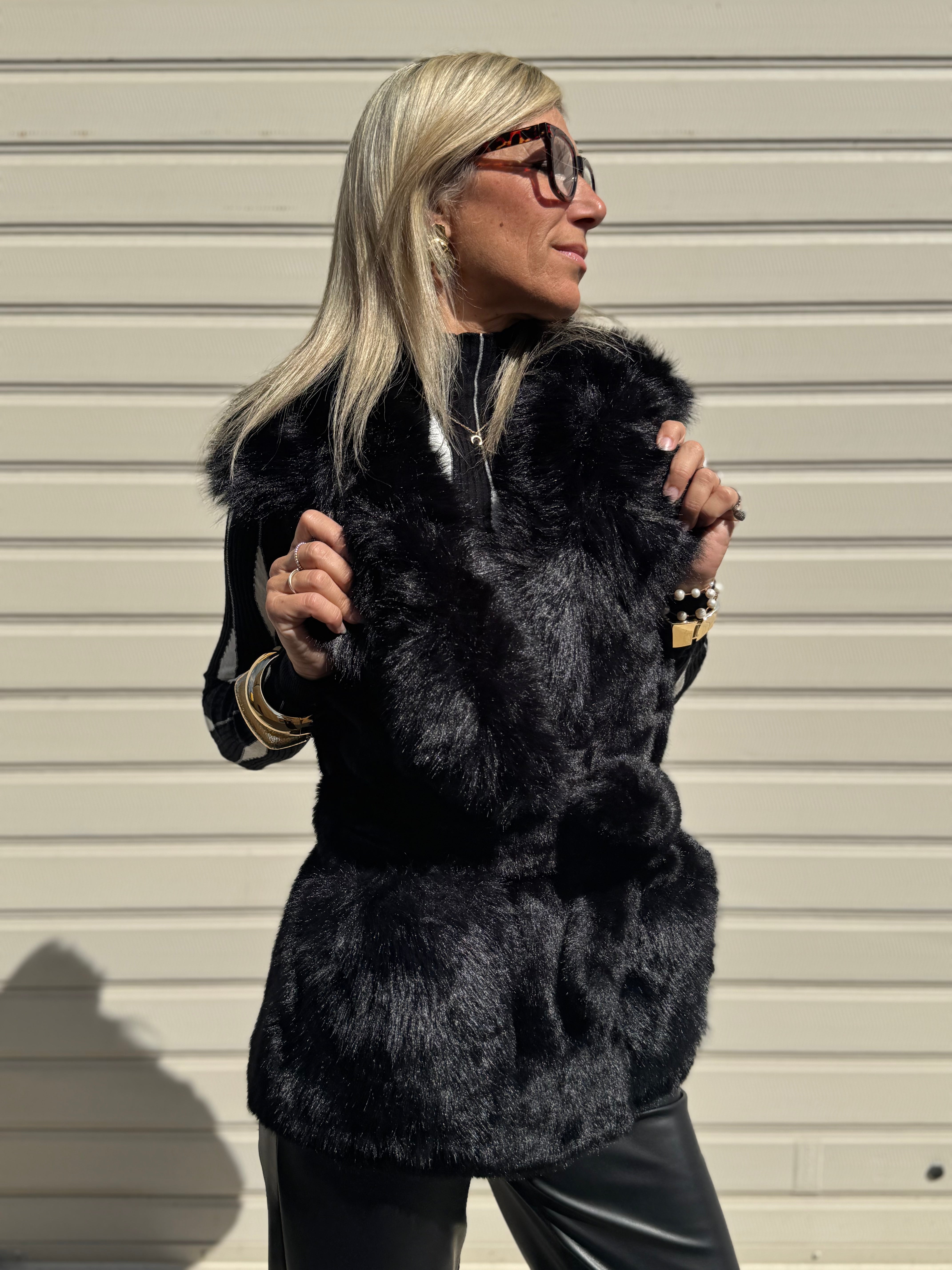 Gilet ecopelliccia