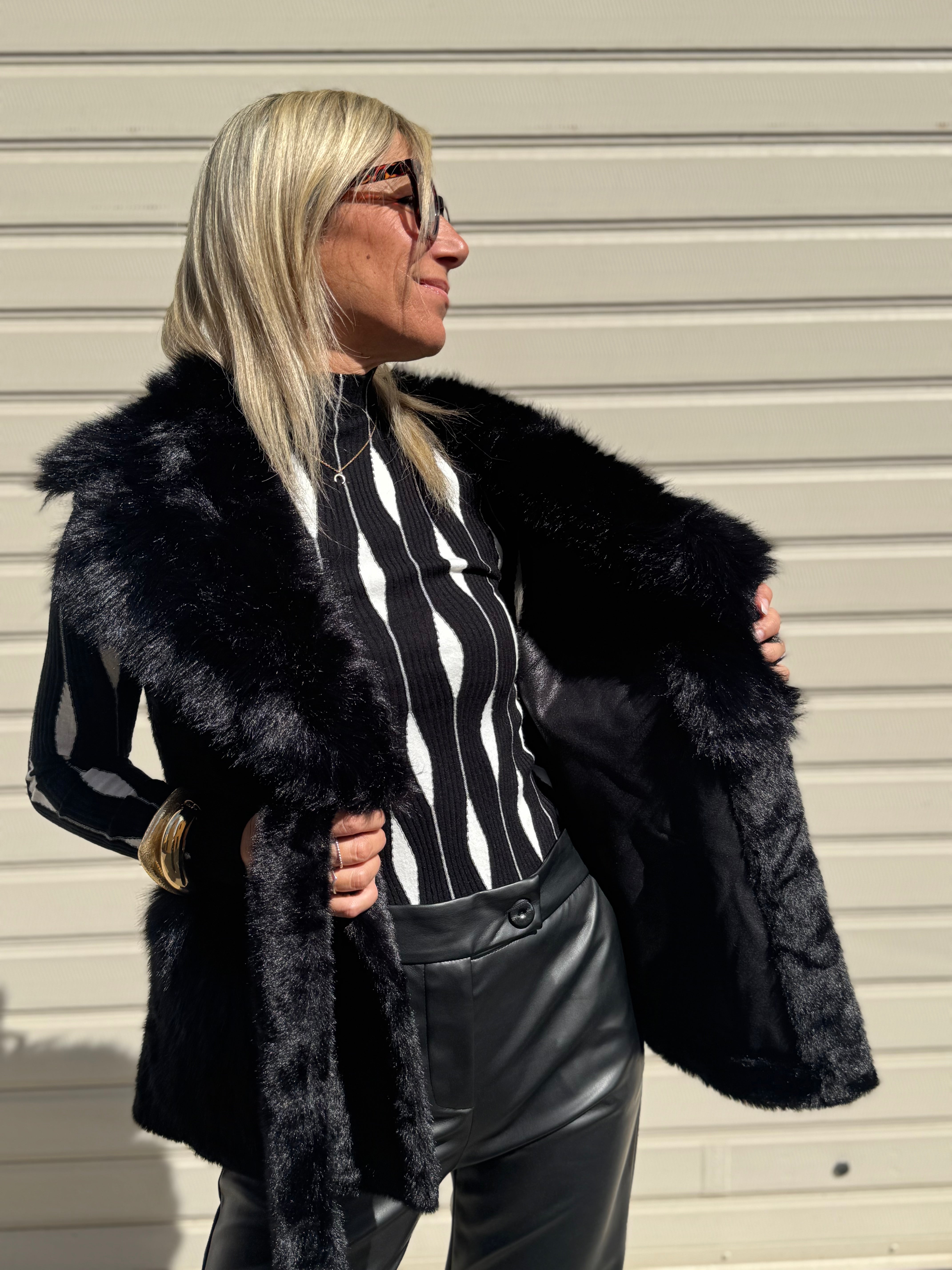 Gilet ecopelliccia