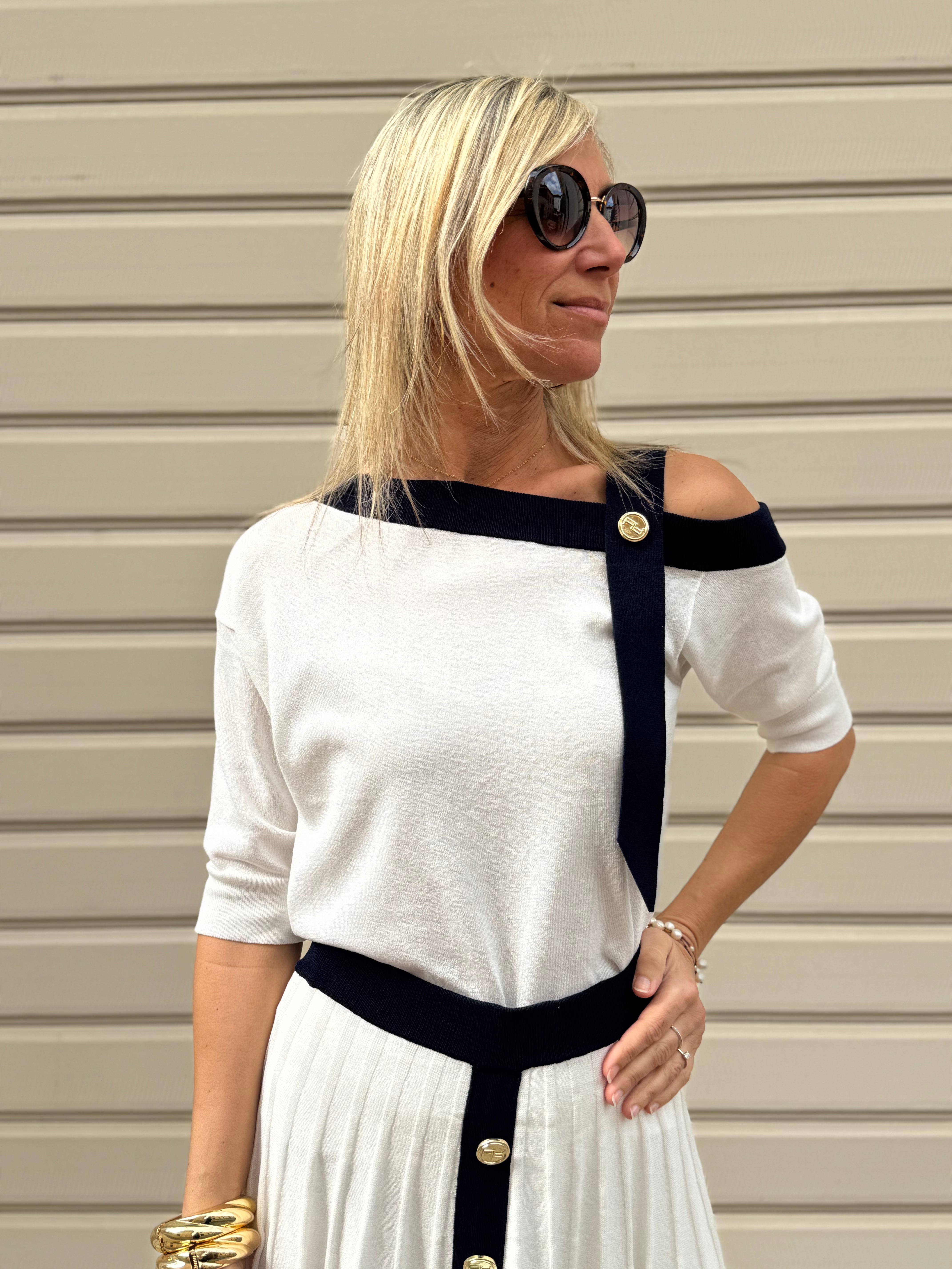 Maglia bicolore artigli