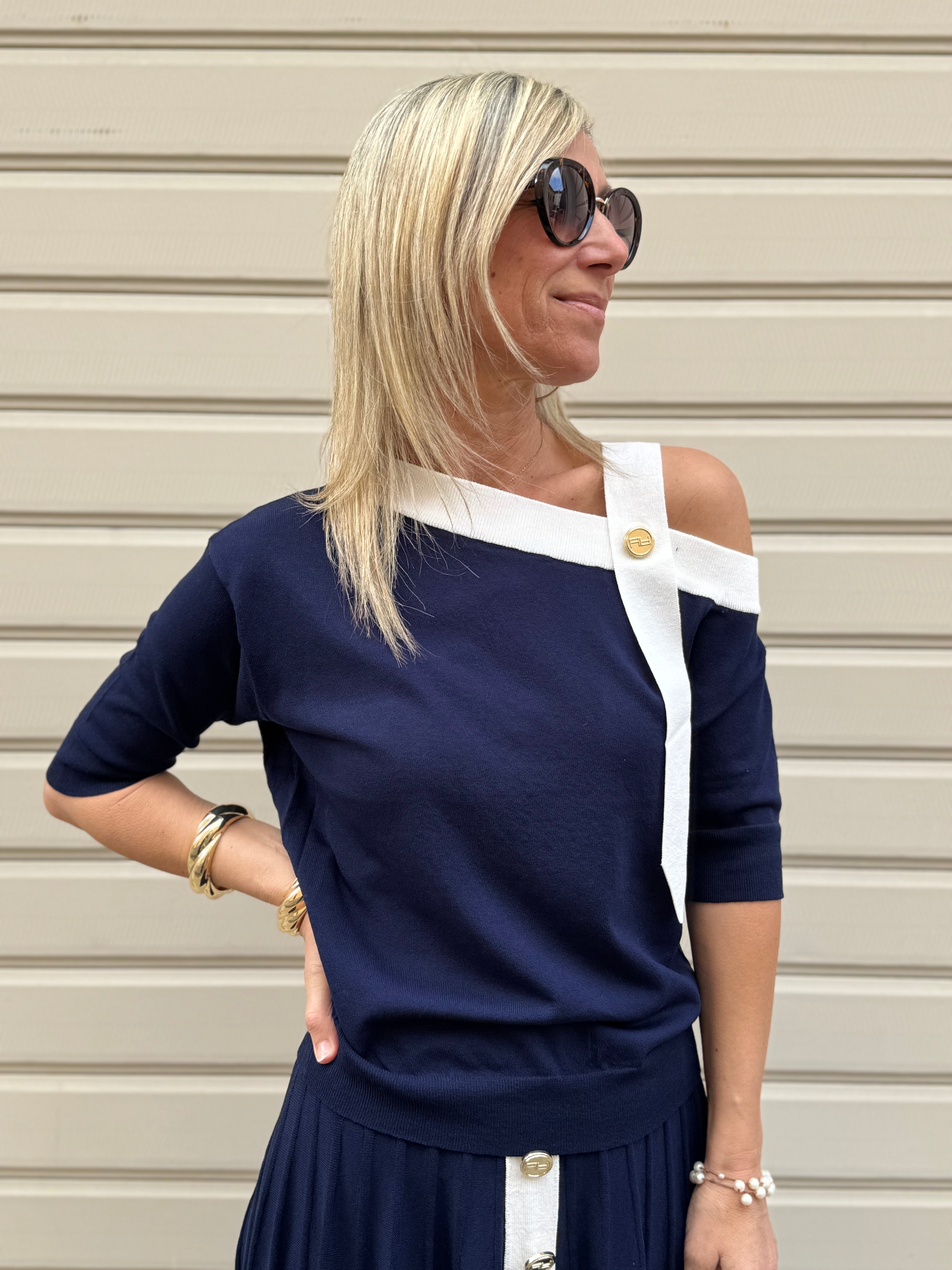 Maglia bicolore artigli