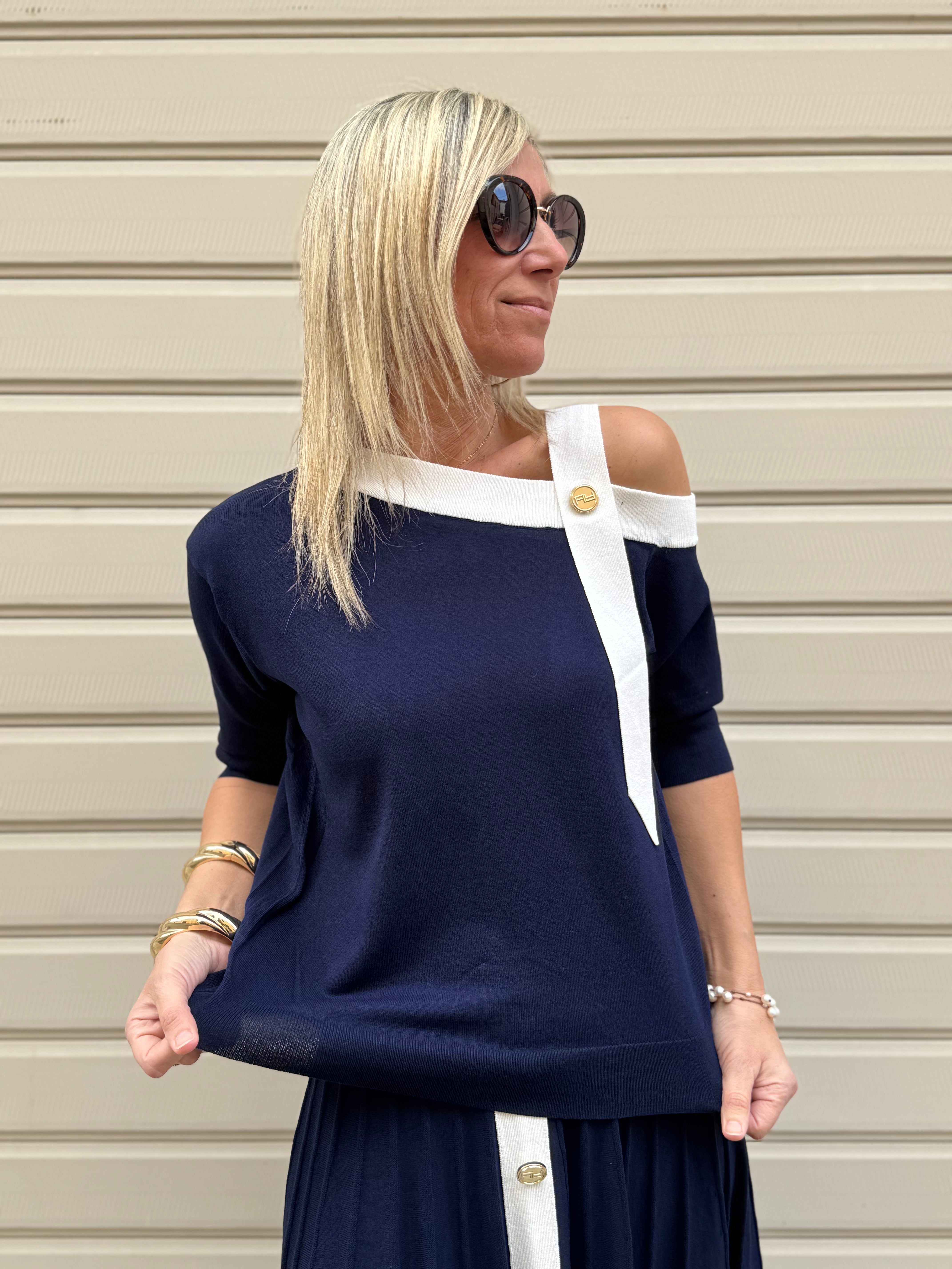 Maglia bicolore artigli