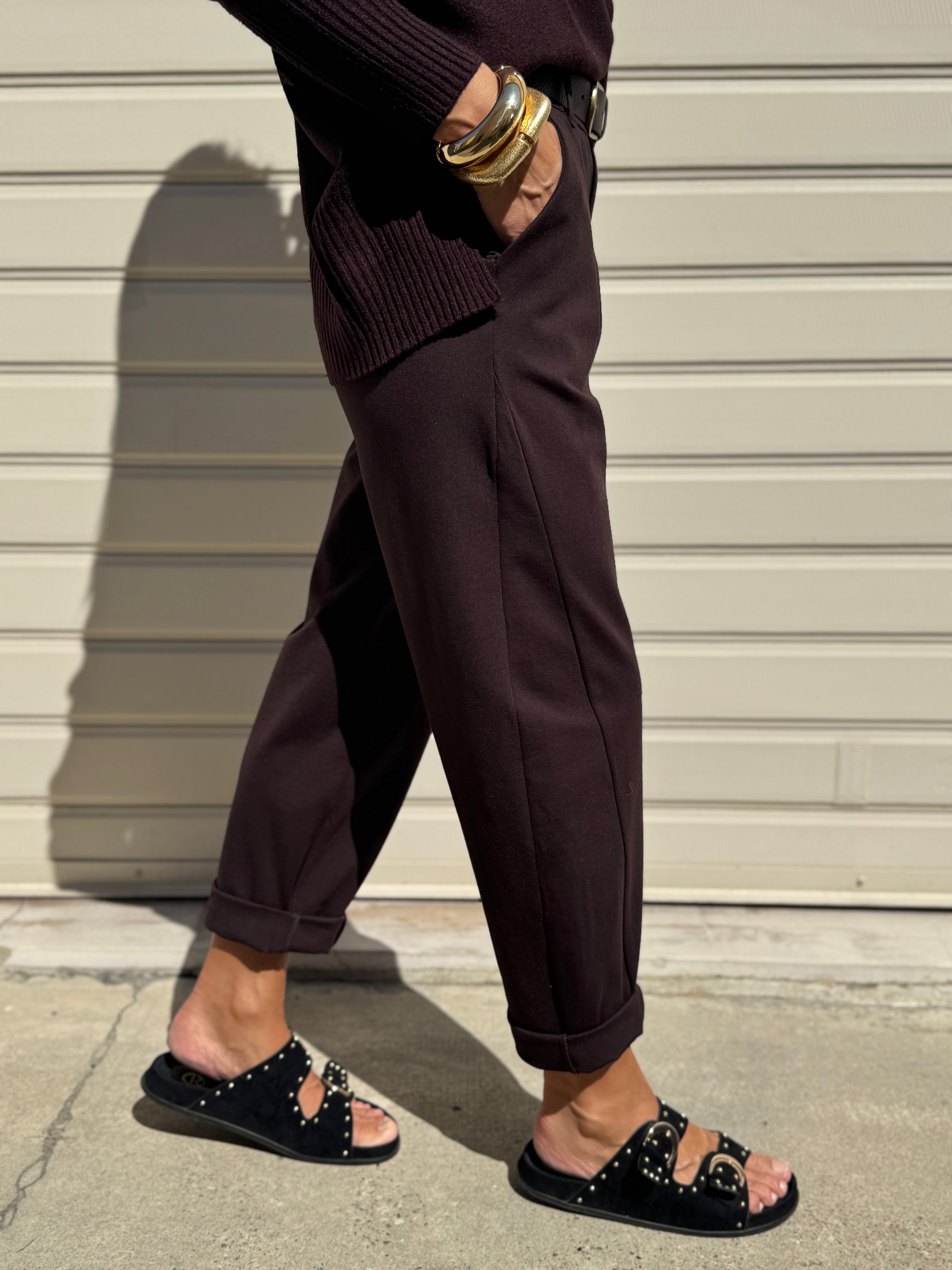 Pantalone baggy punto milano