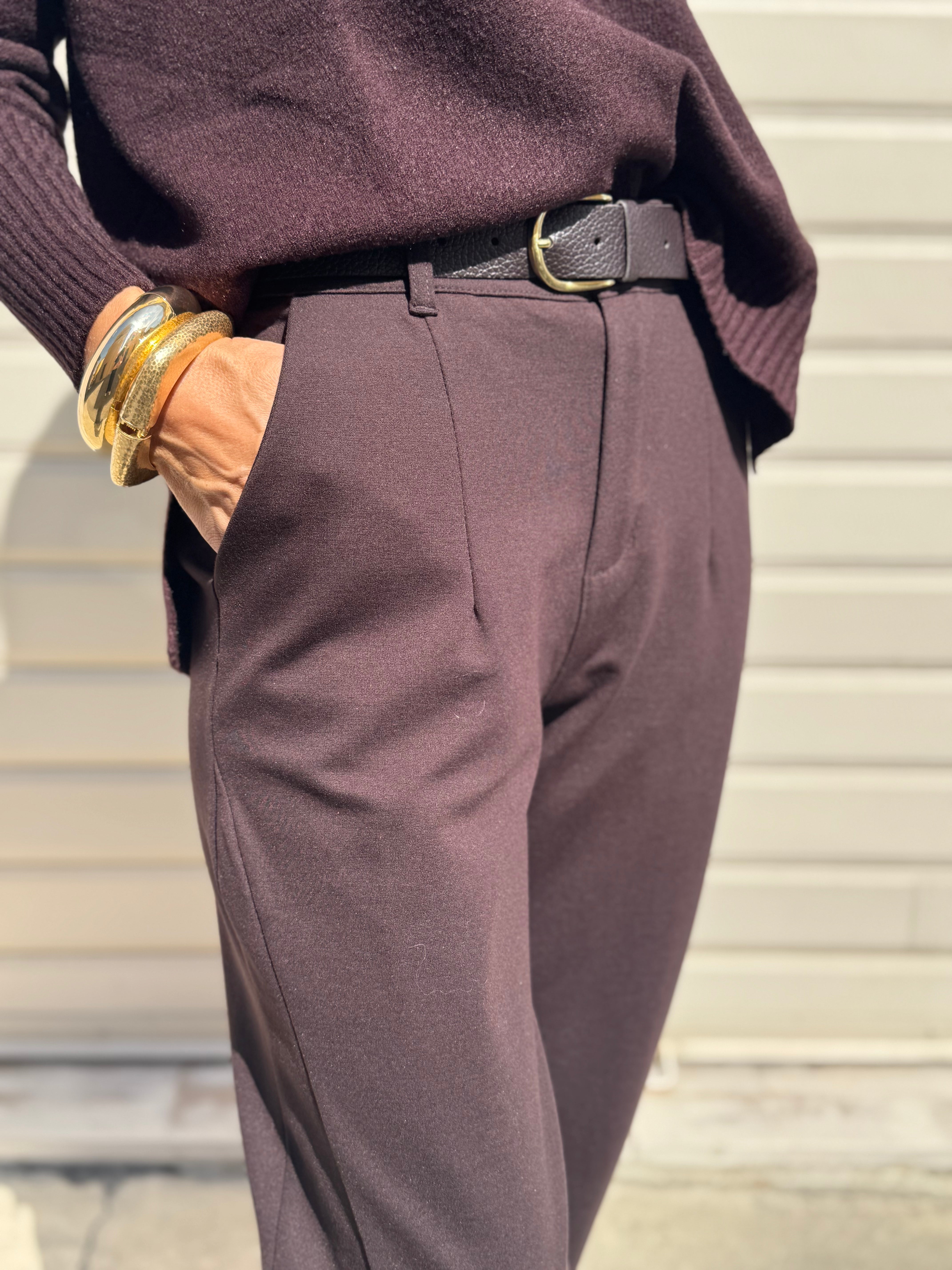 Pantalone baggy punto milano