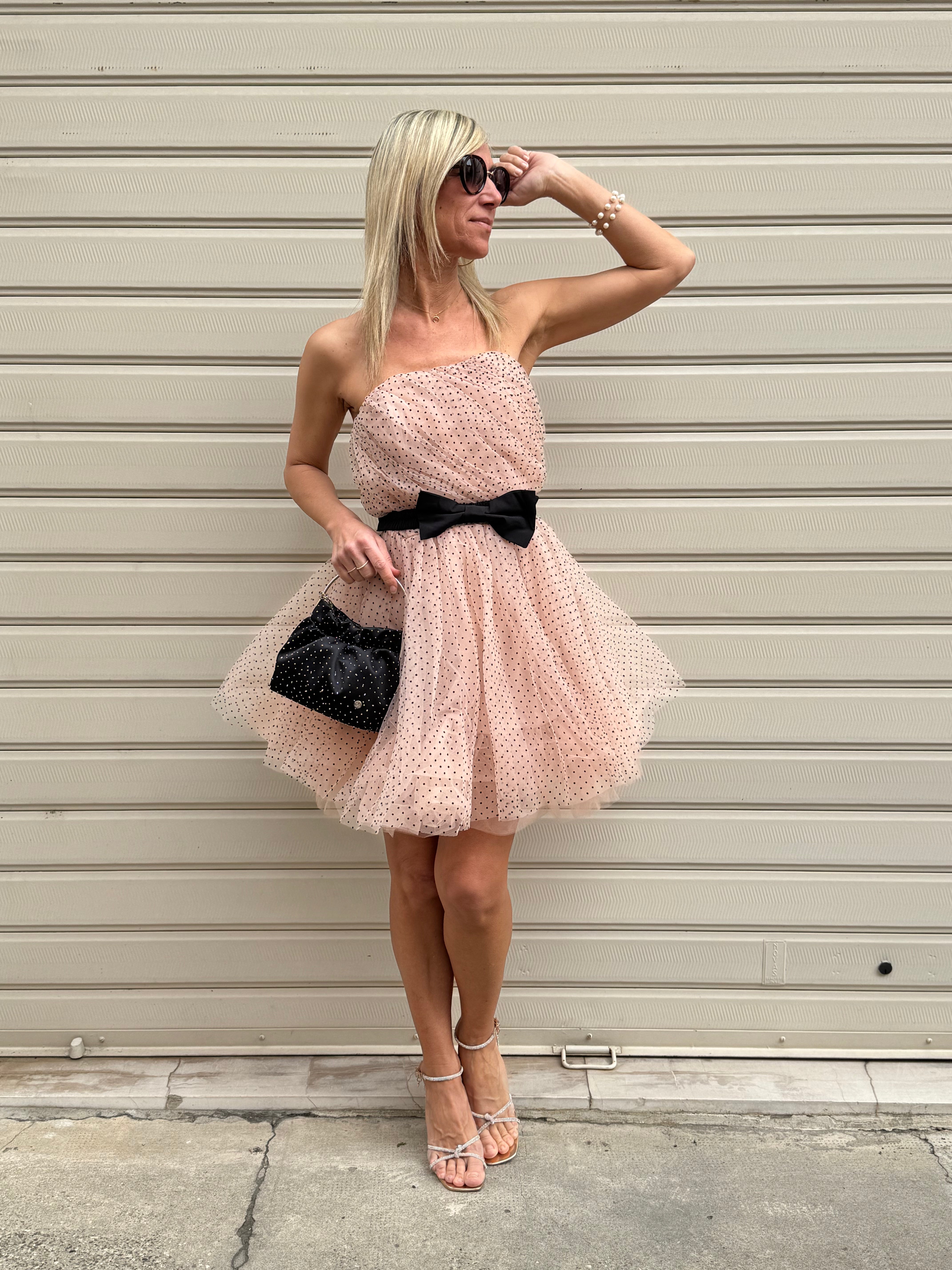 Abito plumetis fiocco kontatto