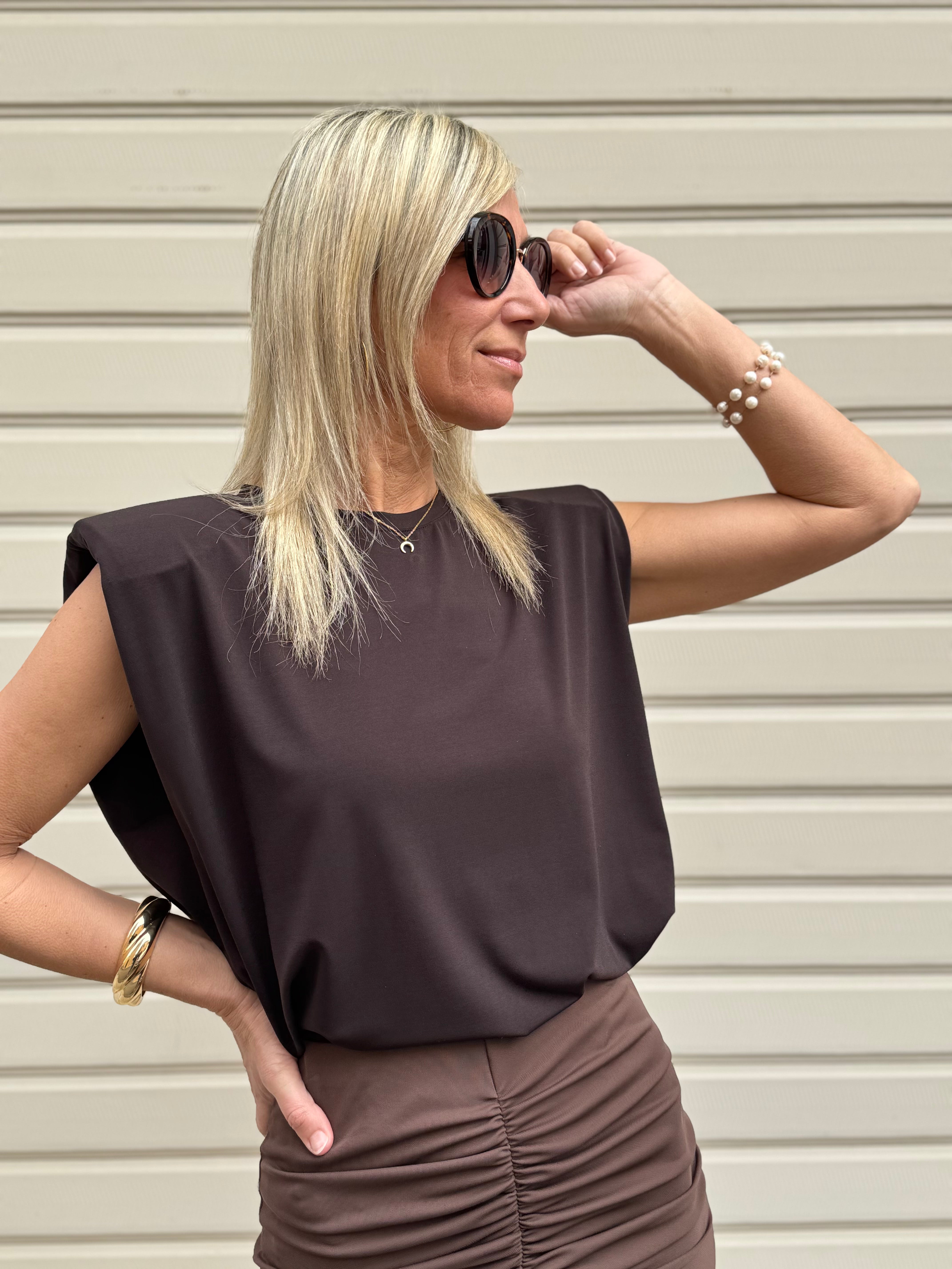 Blusa spalline imbottite kontatto