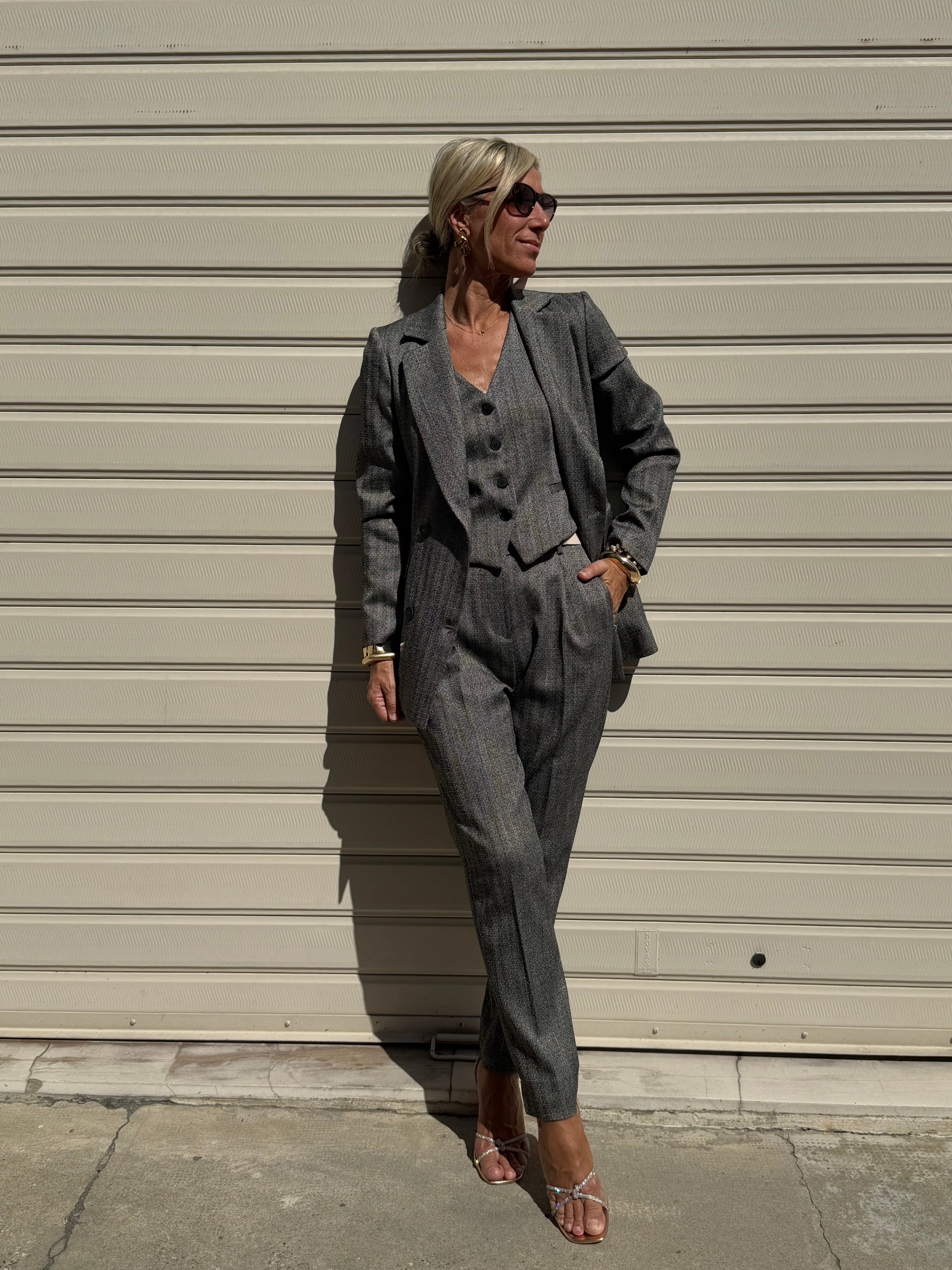 Blazer spigato