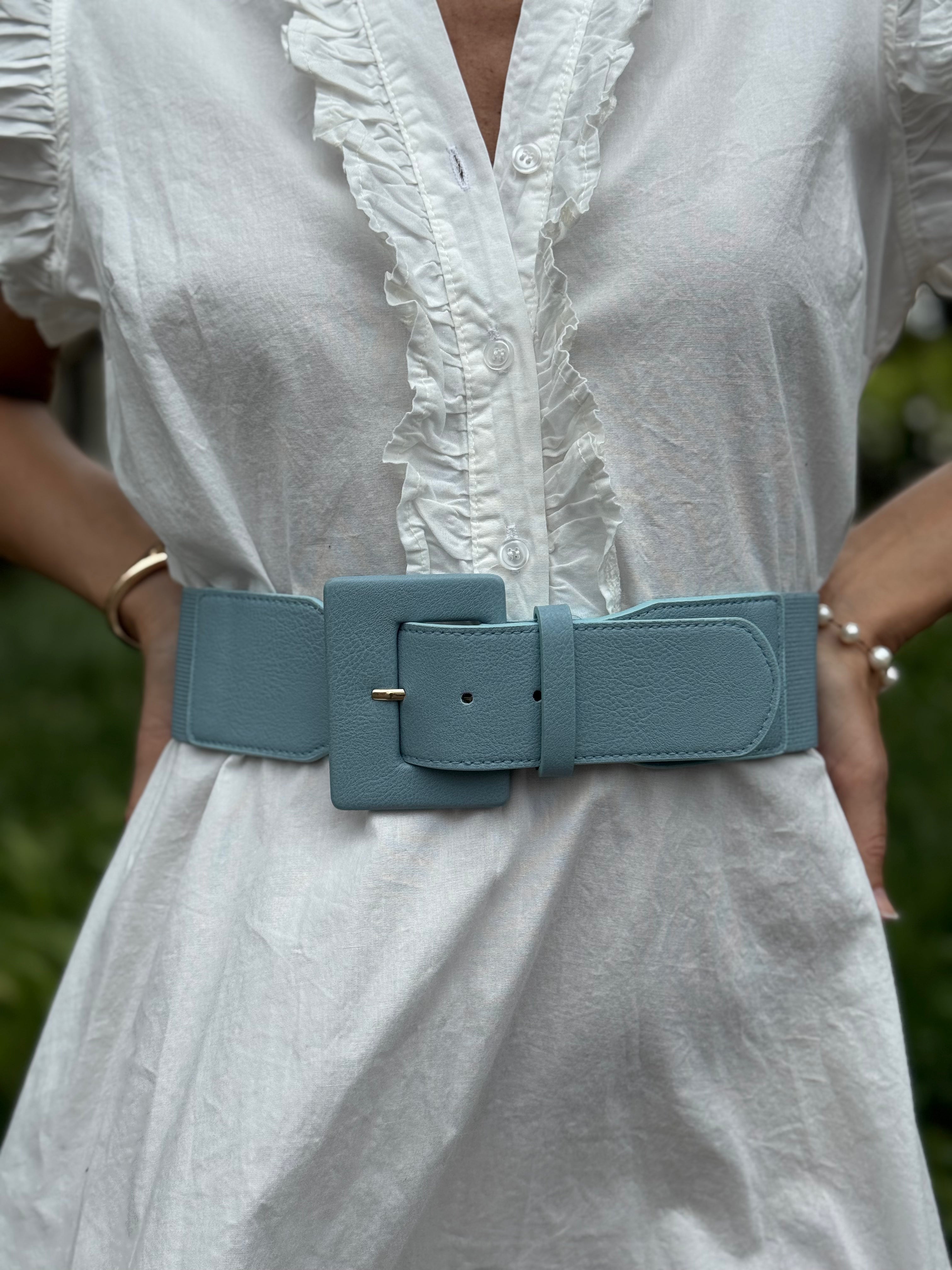 Cintura Fibbia Ecopelle