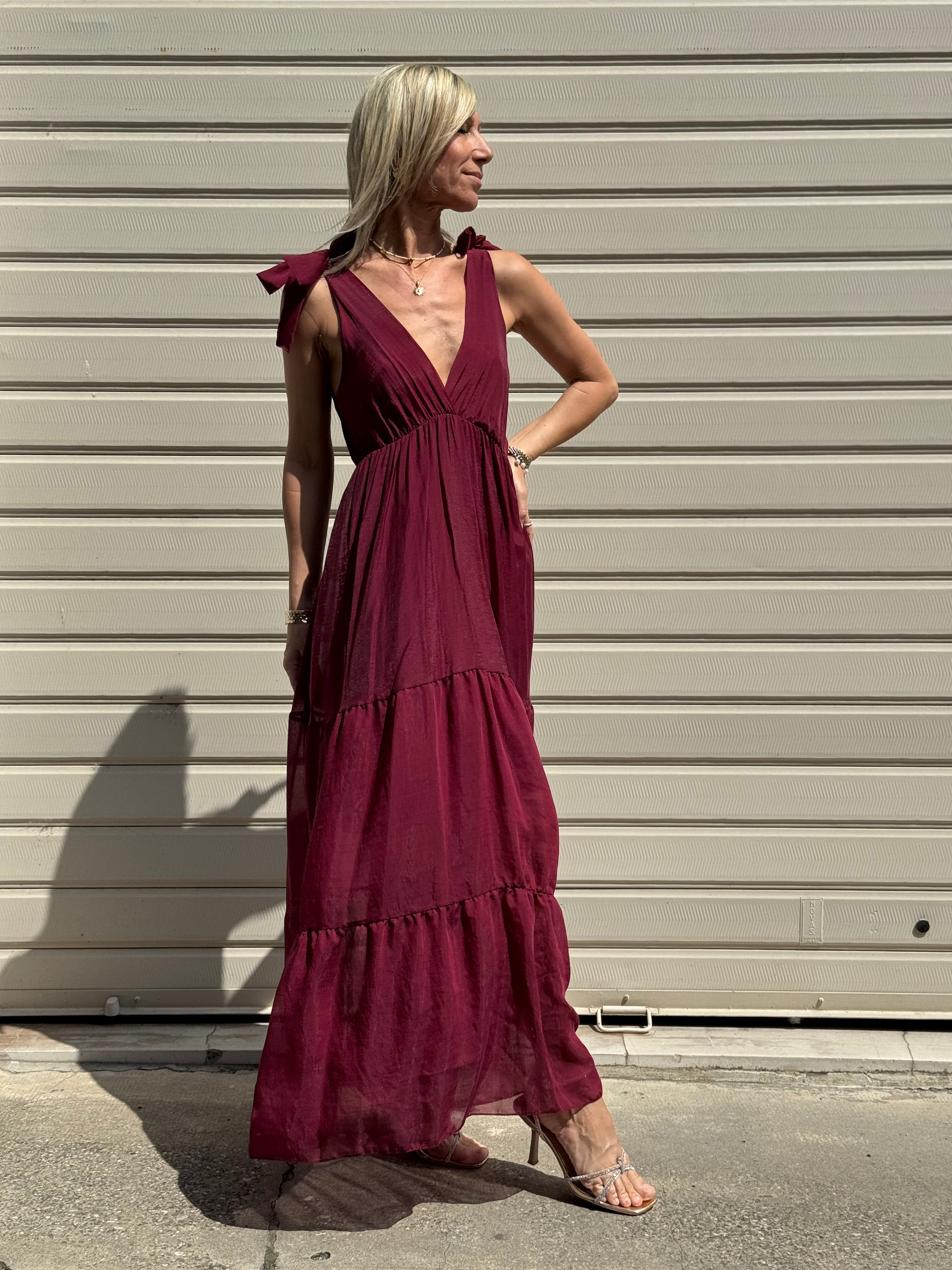 Abito Fiocco Tencel