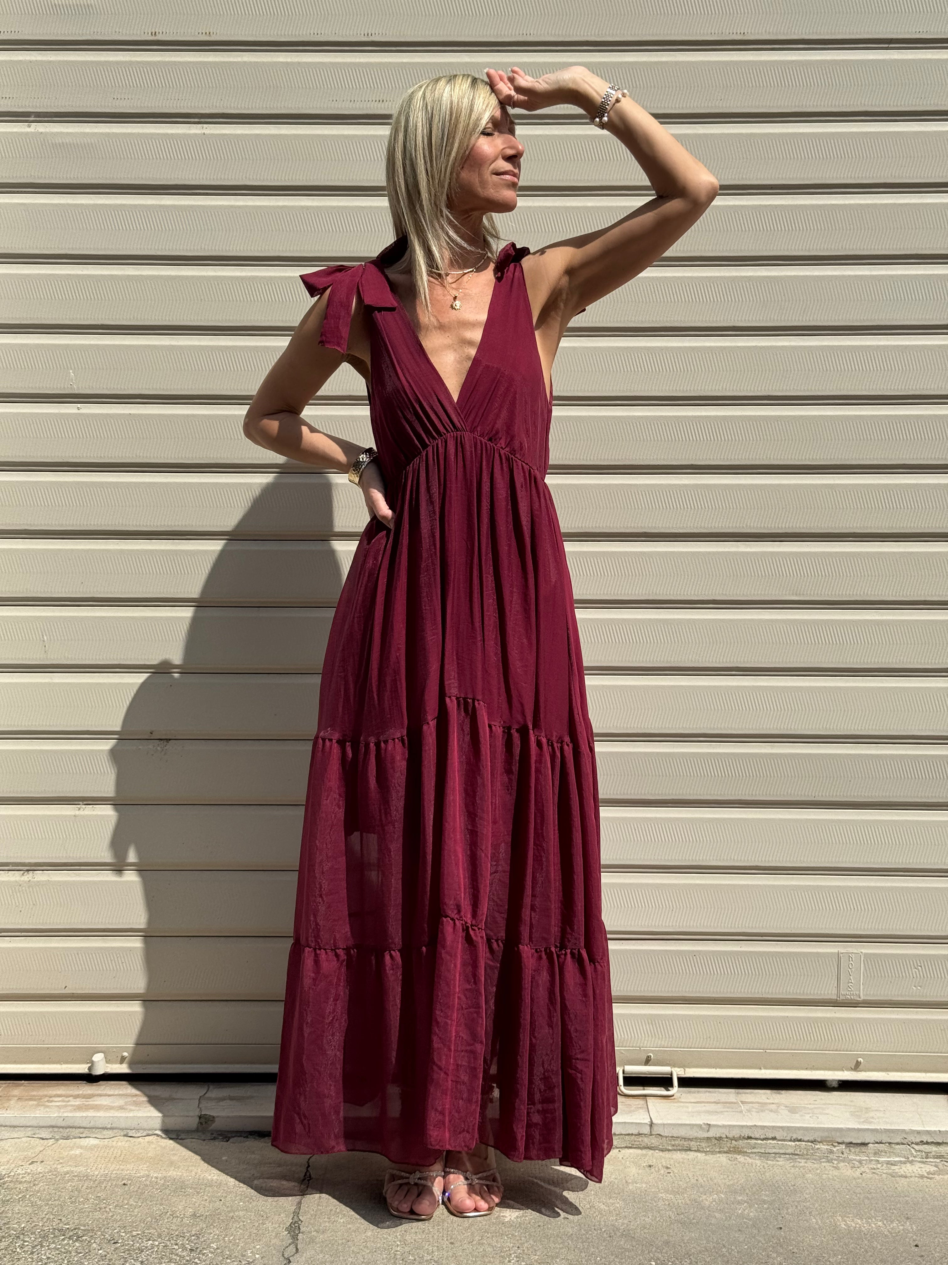 Abito Fiocco Tencel