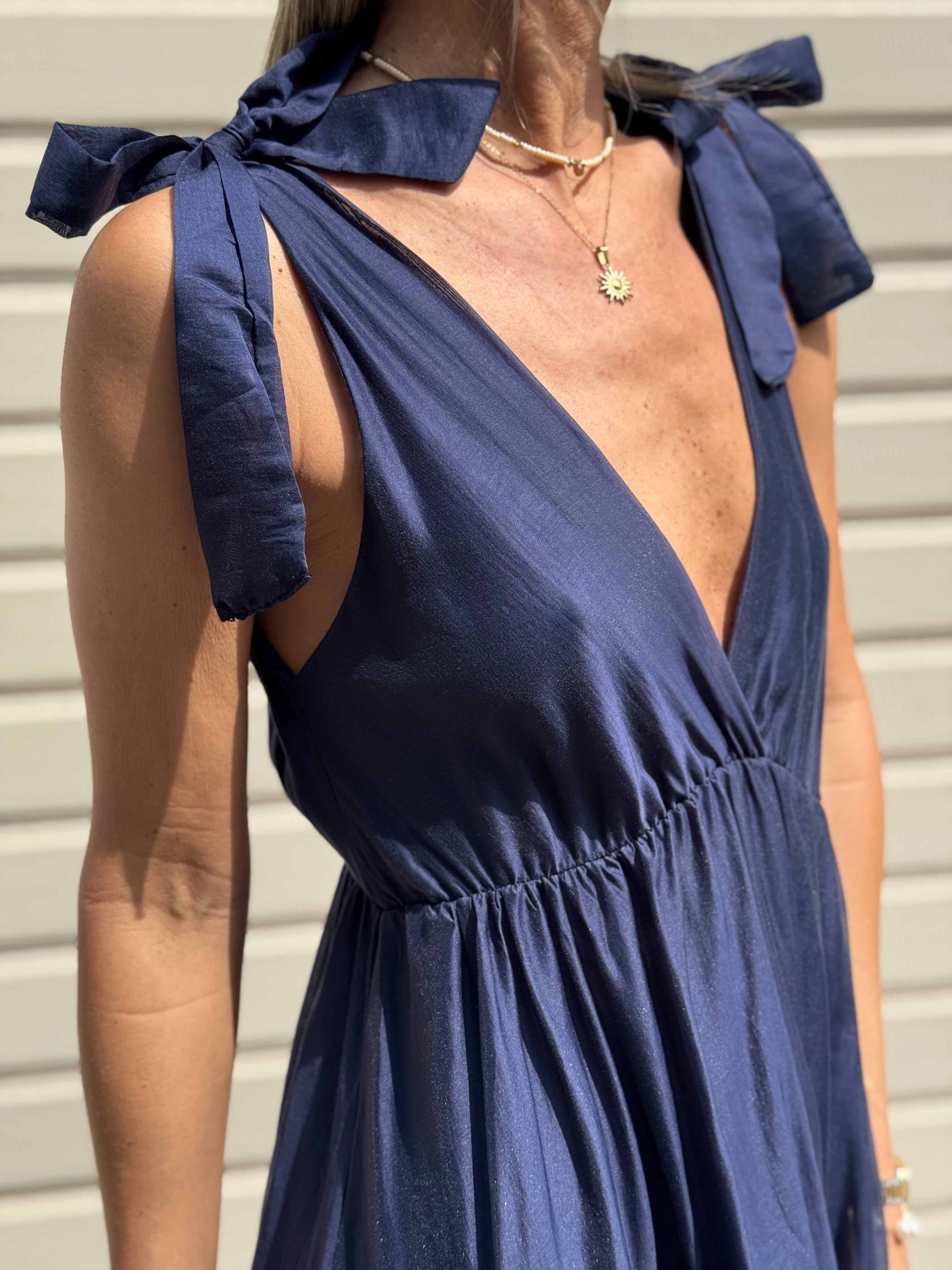 Abito Fiocco Tencel