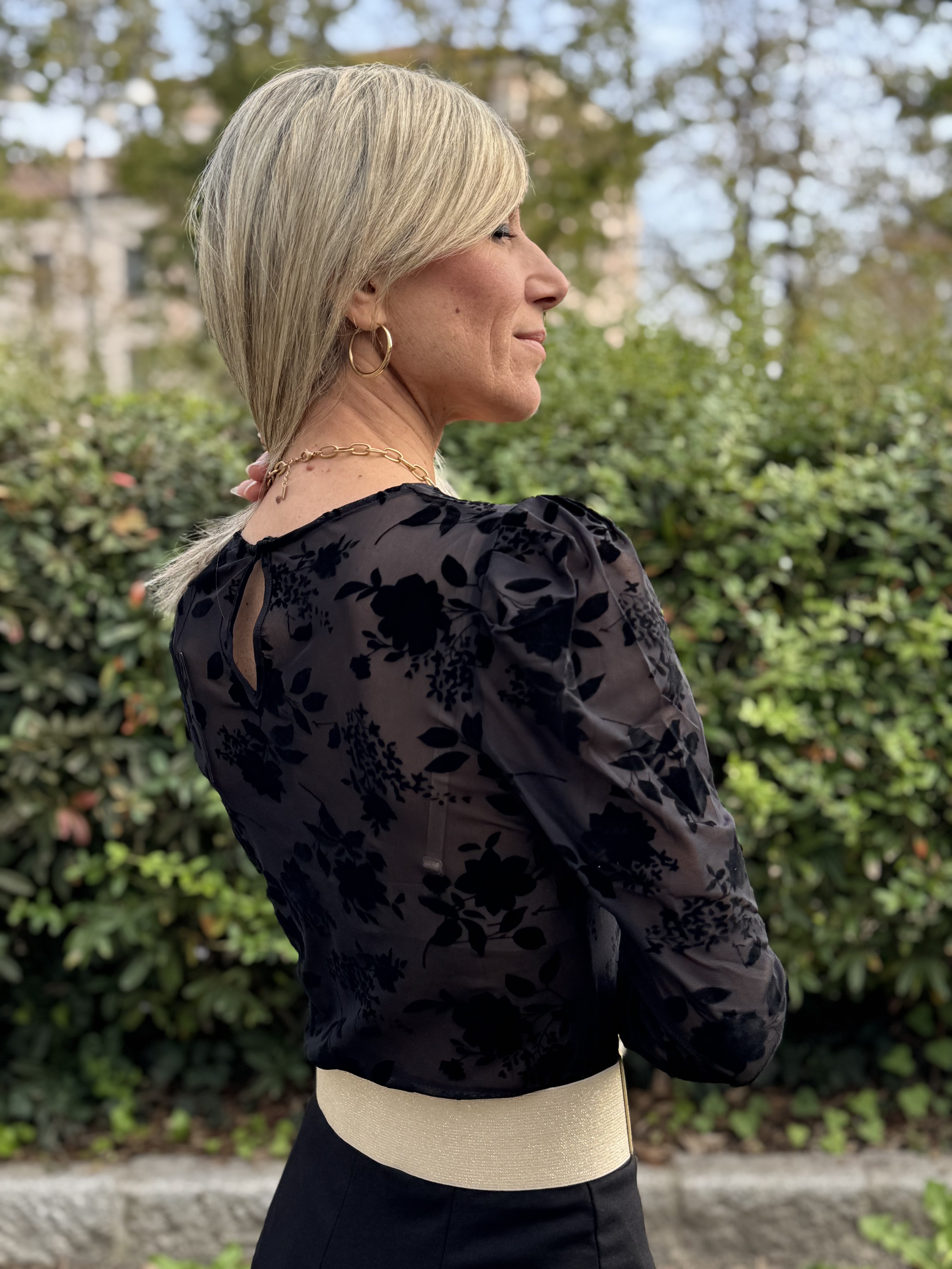 Maglia Rose Velluto