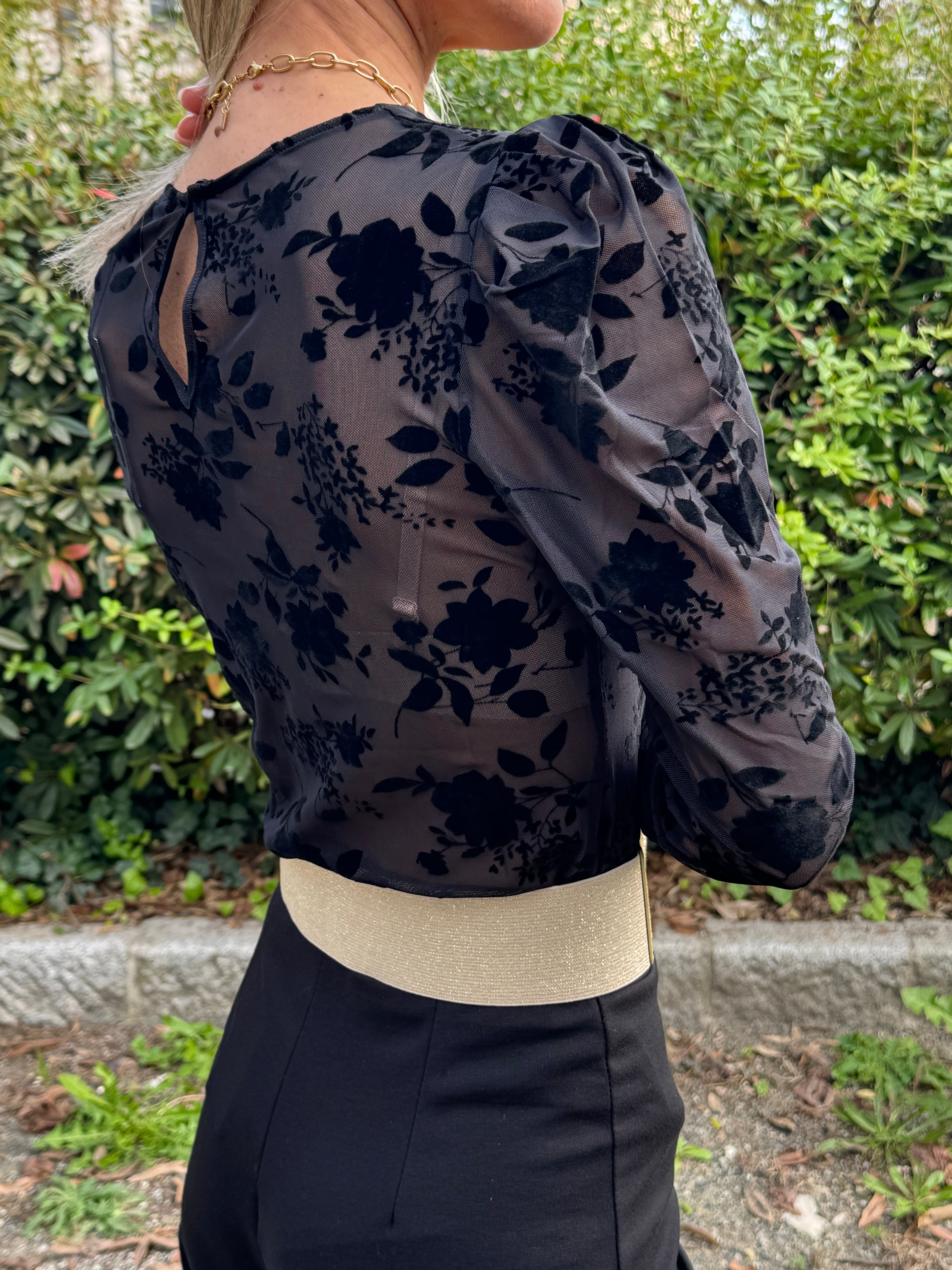 Maglia Rose Velluto