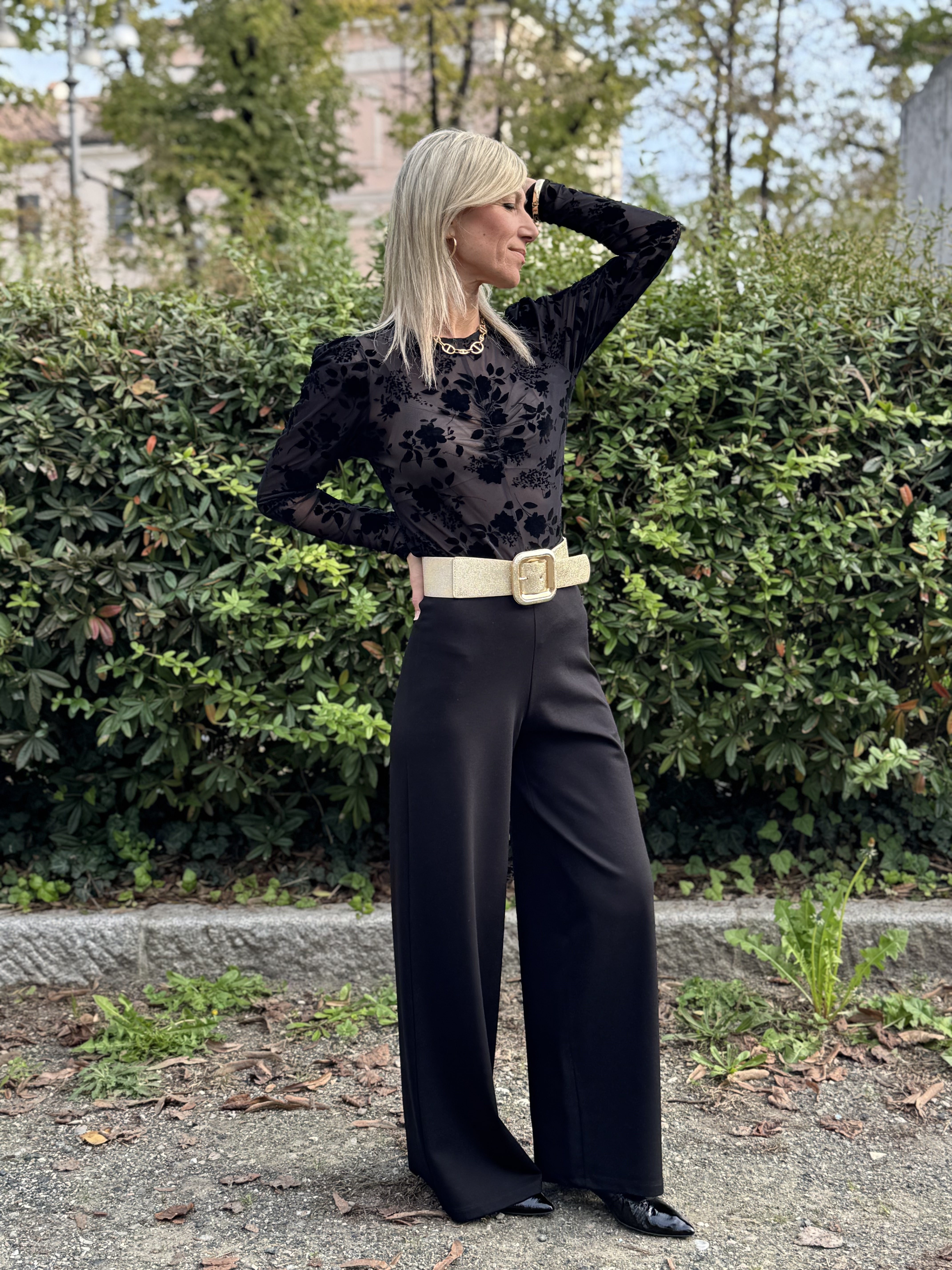 Maglia Rose Velluto