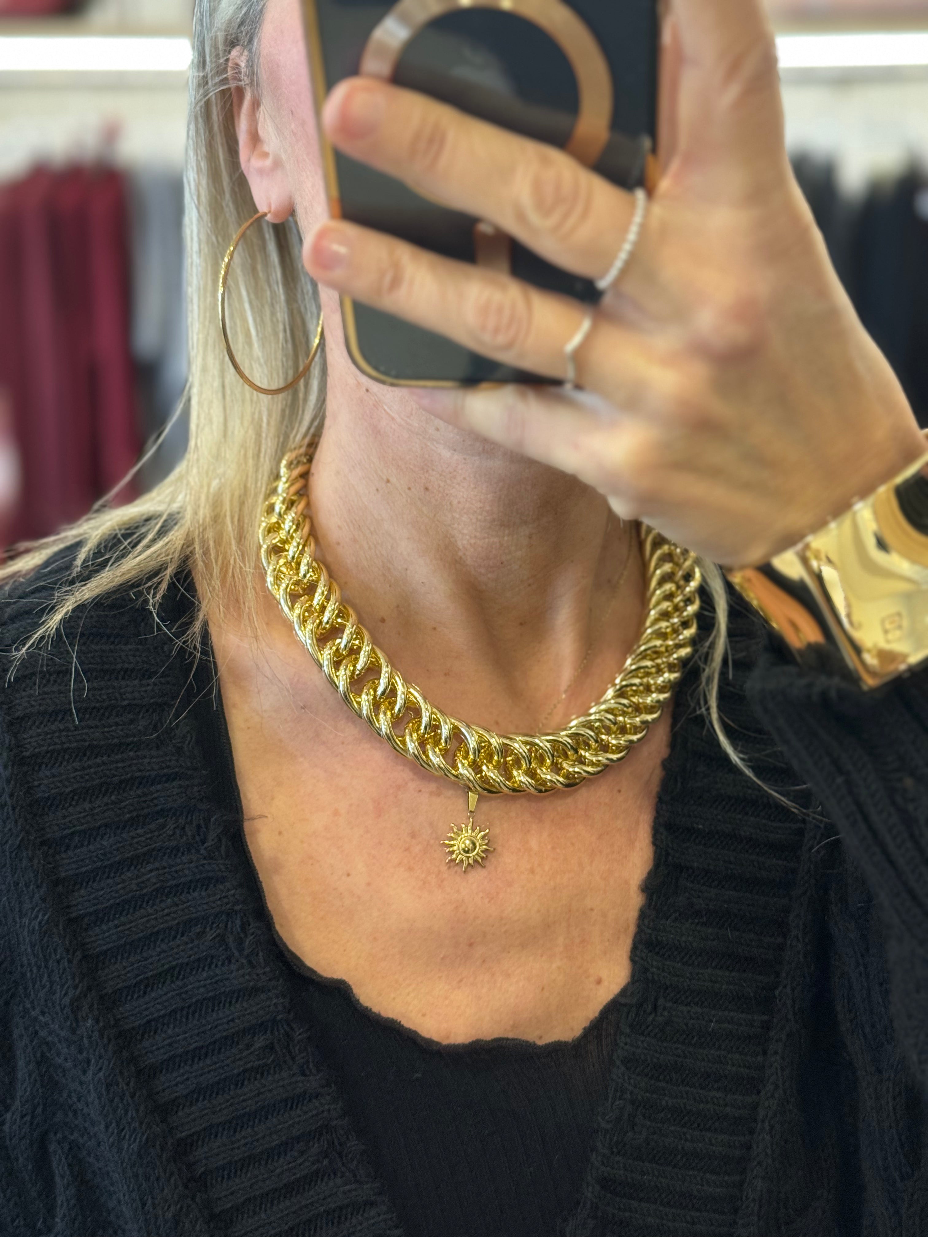 Collana maglia doppia