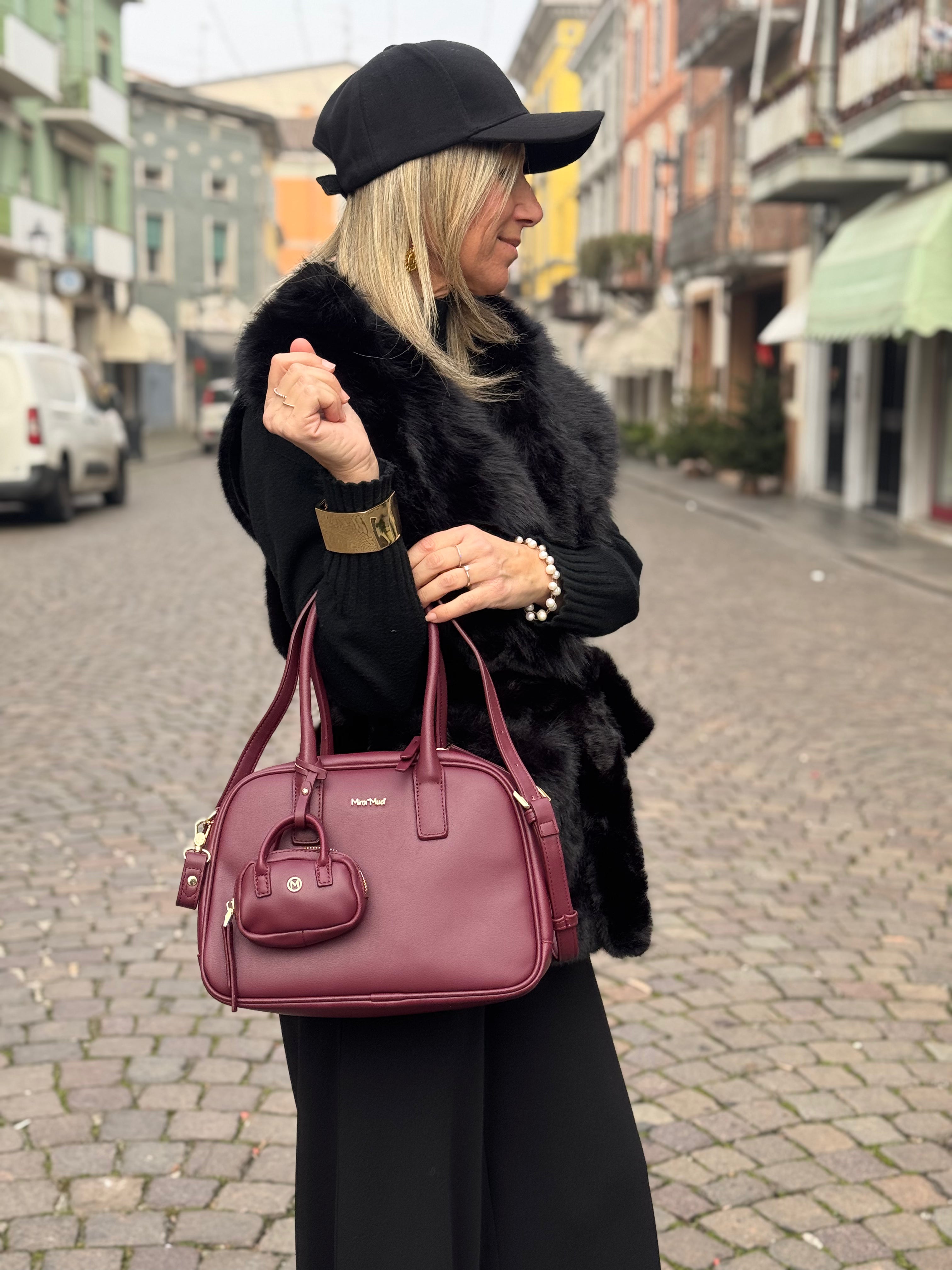 Borsa a braccio con borsina micro