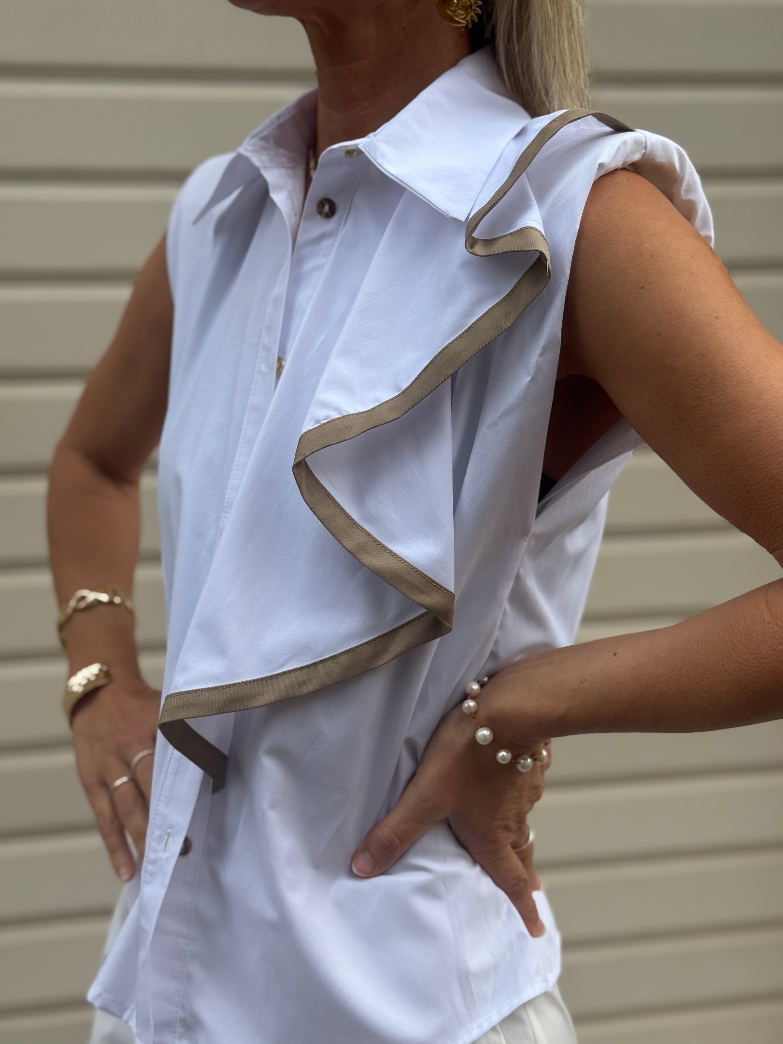 Camicia Rouches
