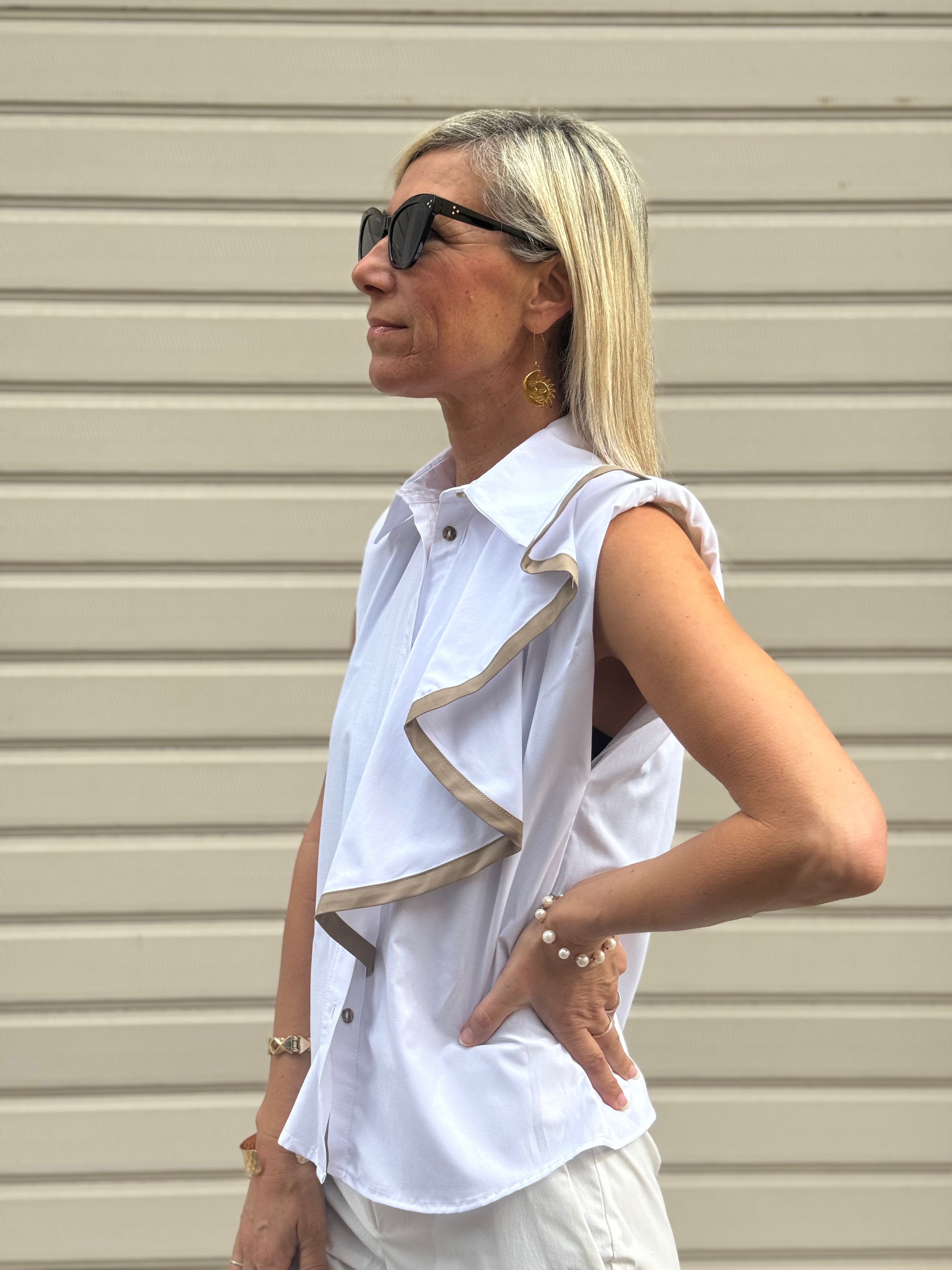 Camicia Rouches