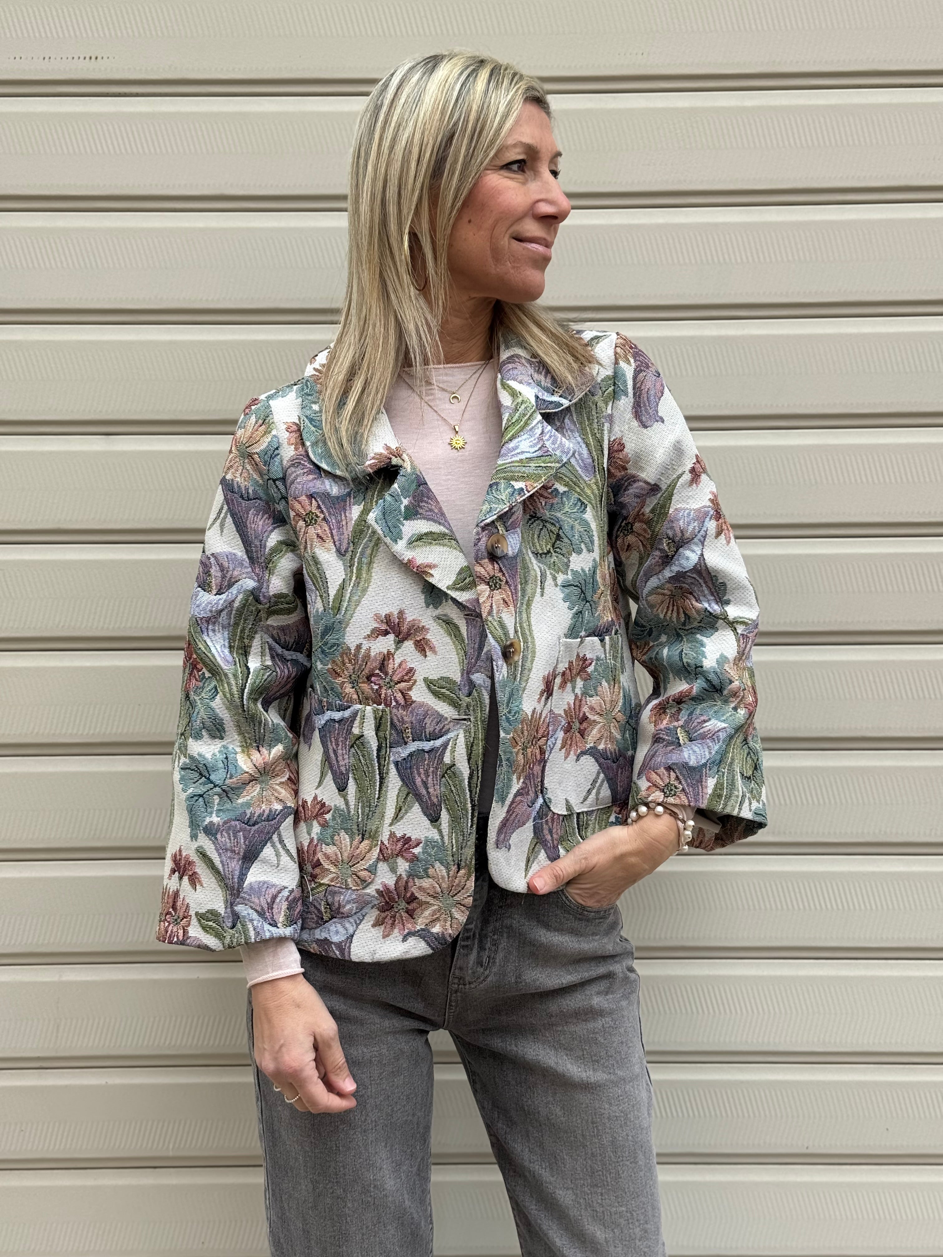 Giacca damascata adora