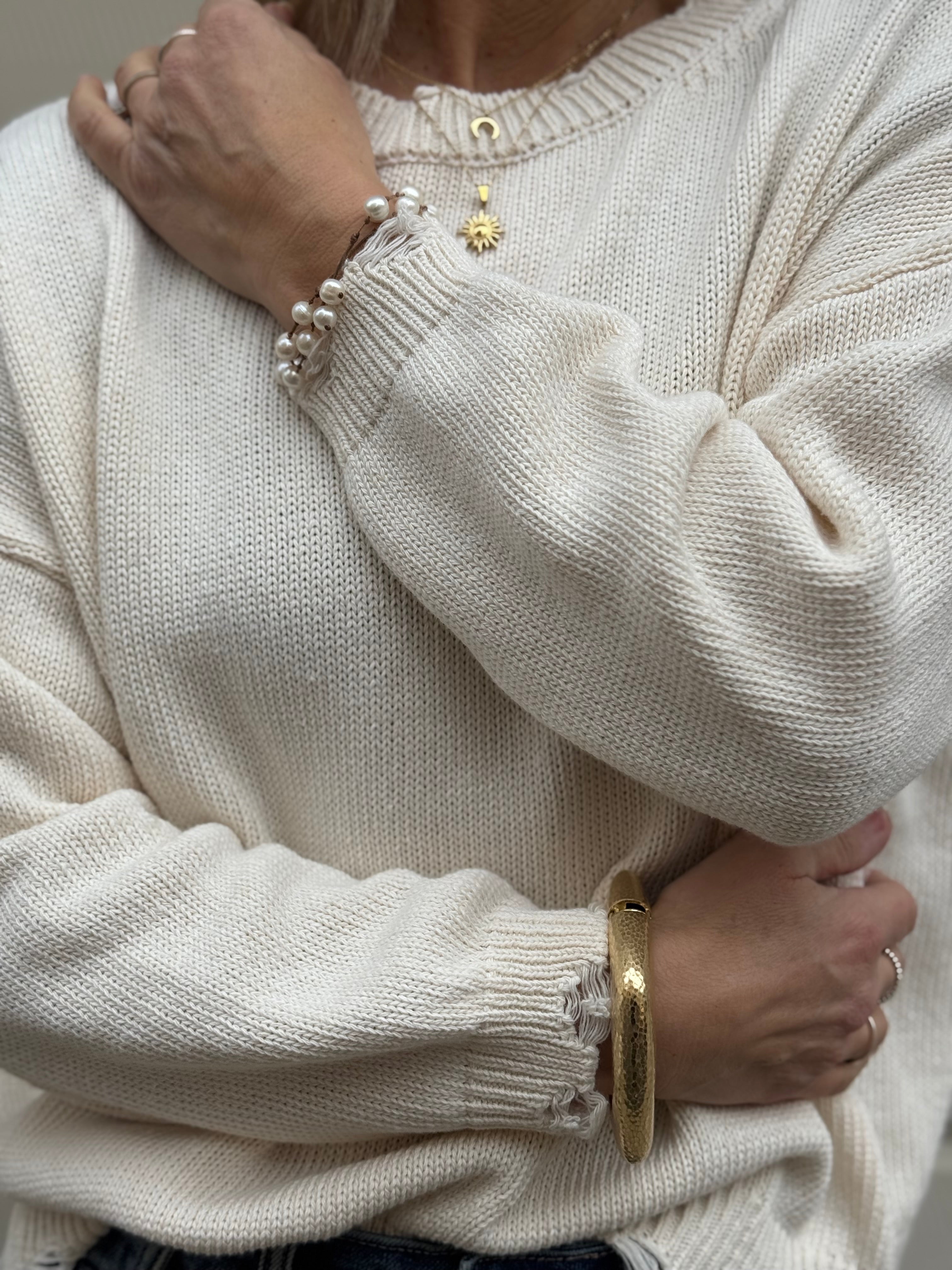 Maglia girocollo cotone Adora